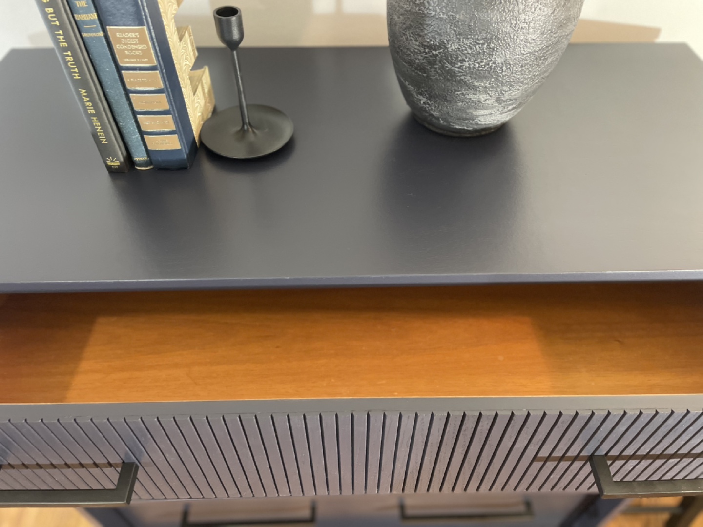 MCM Tallboy / Highboy Dresser (Navy Blue) - photo 3