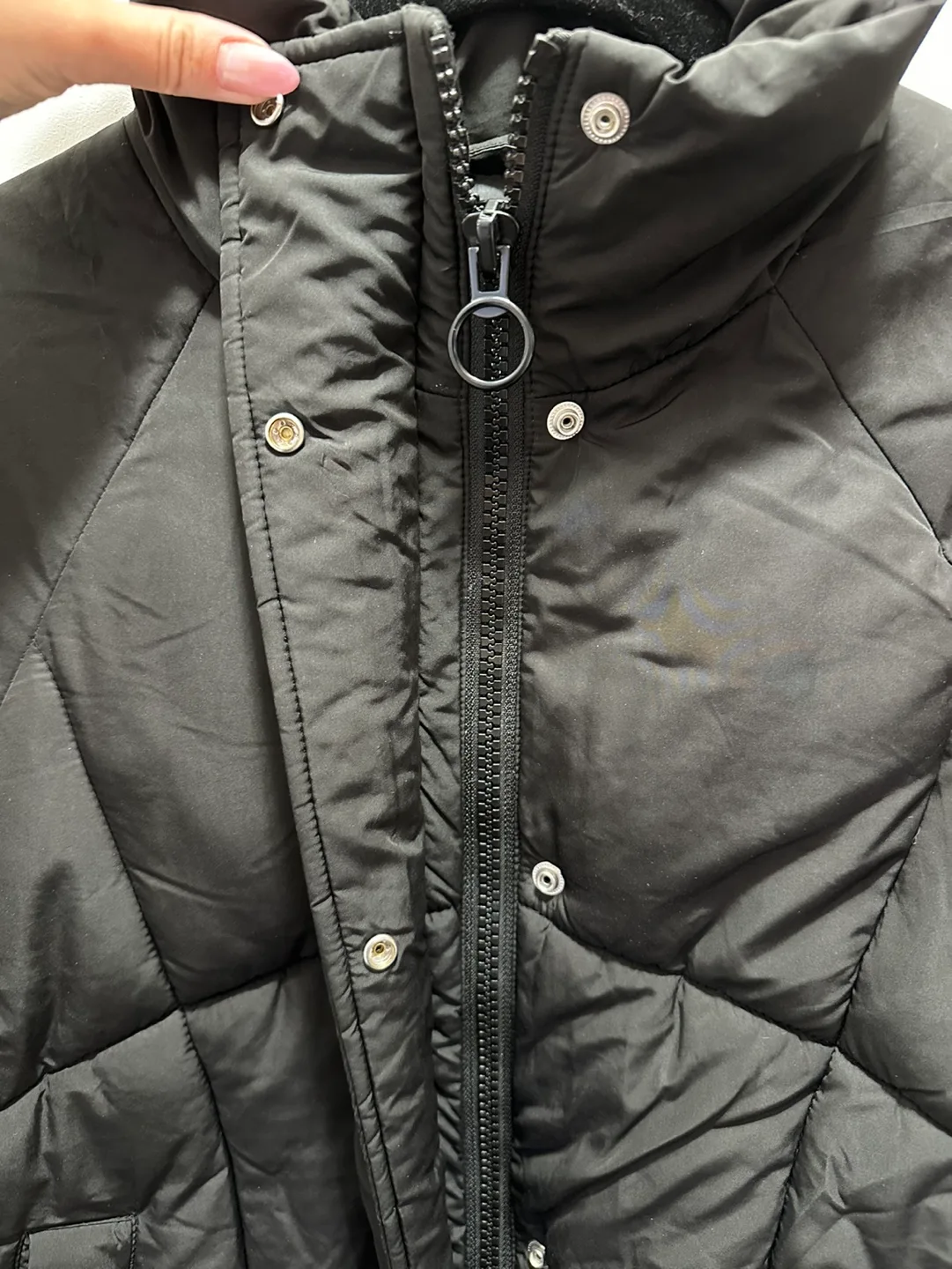 Top Shop Black Short Puffer Jacket (Women’s) image indicator(3)