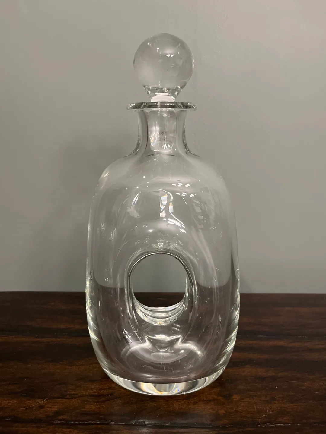 Mid-Century Modern Glass Decanter image indicator(3)