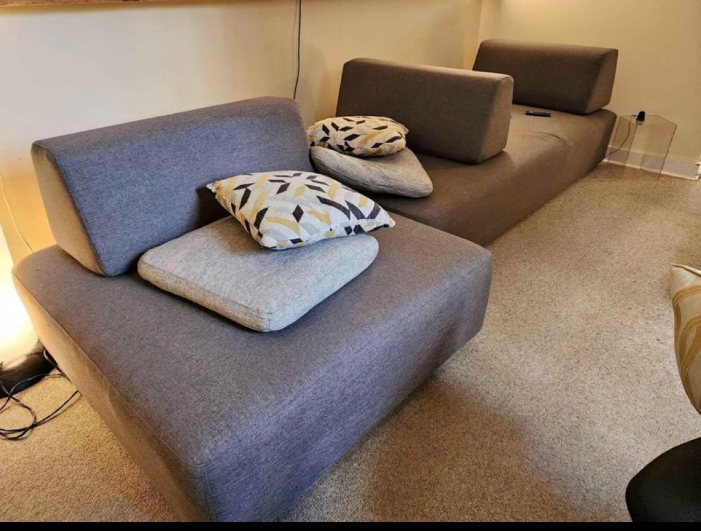 Modular Sofa Set - Grey Fabric - photo 2