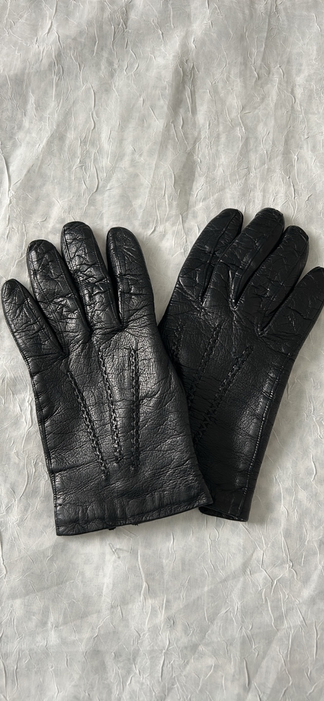 Black Leather Gloves - Made in Italy - photo 2