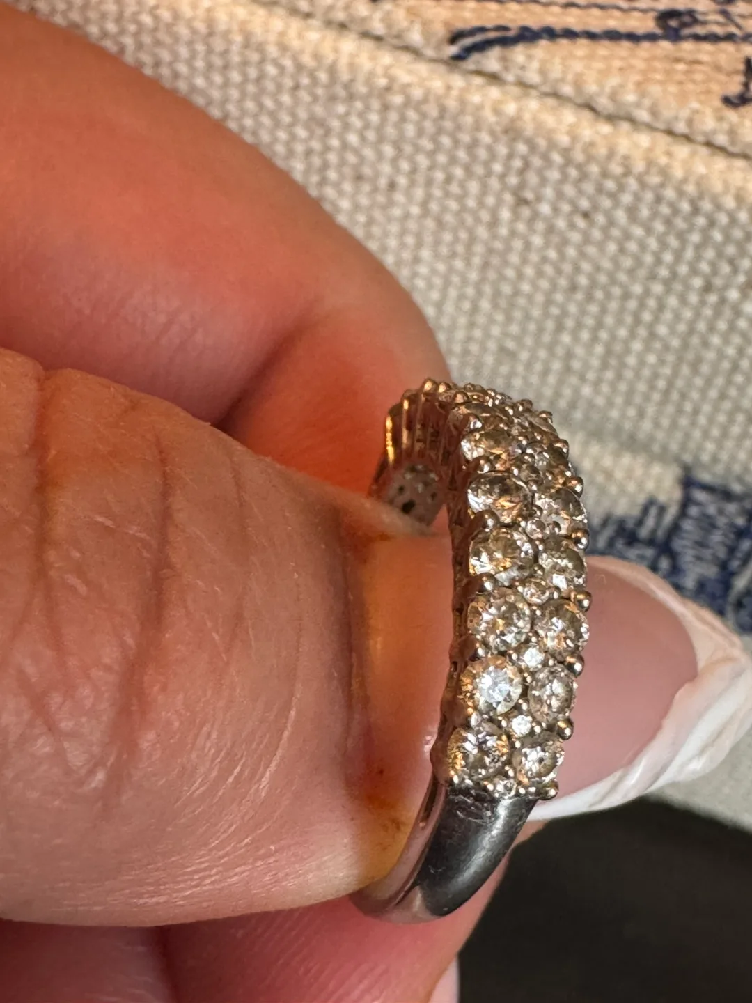 Double Row Diamond Ring