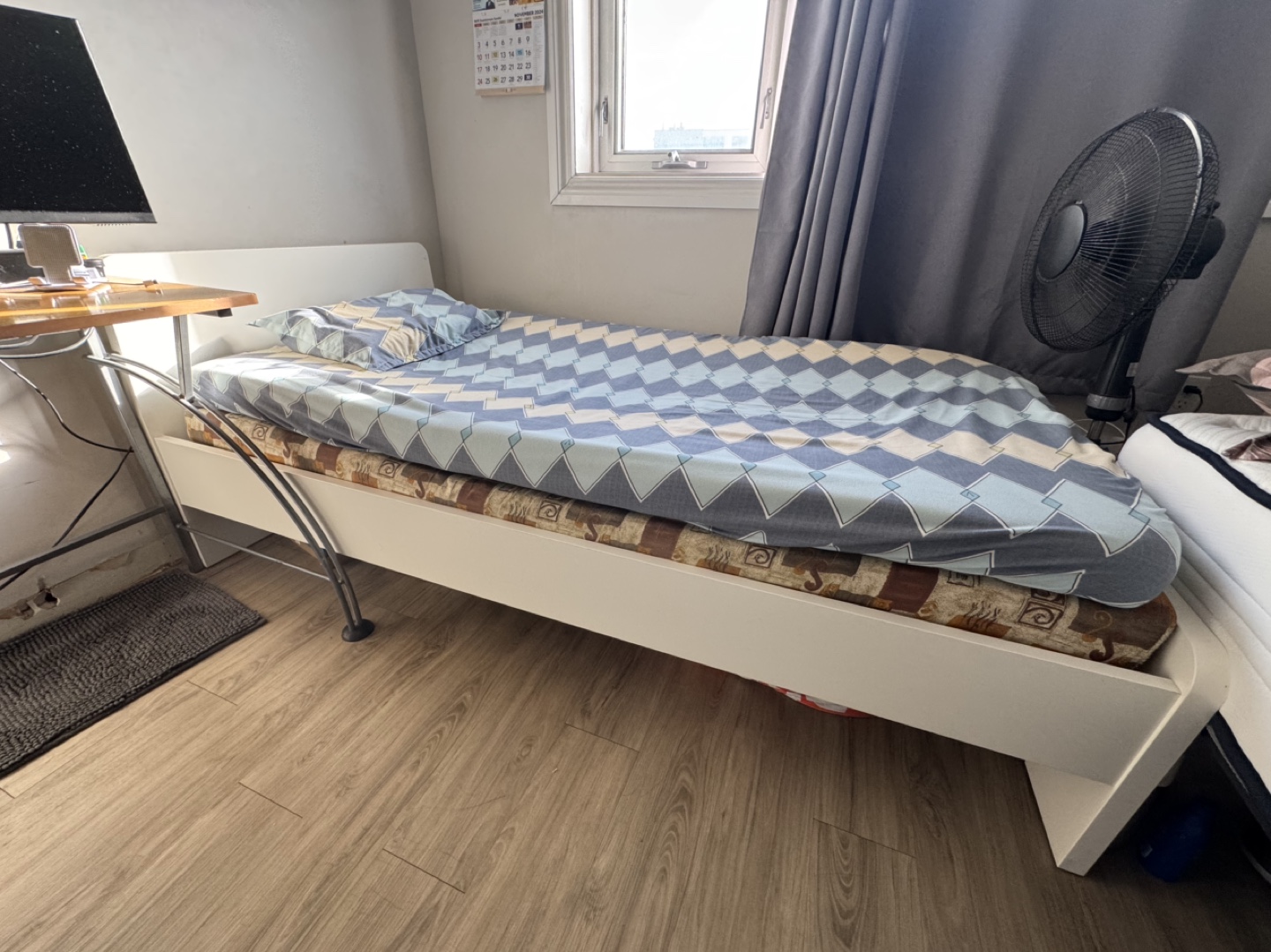 IKEA ASKVOLL Twin Bed Frame - White
