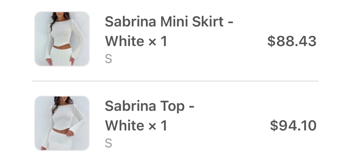Babyboo Sabrina Knit Set - Size Small - Cream - photo 5