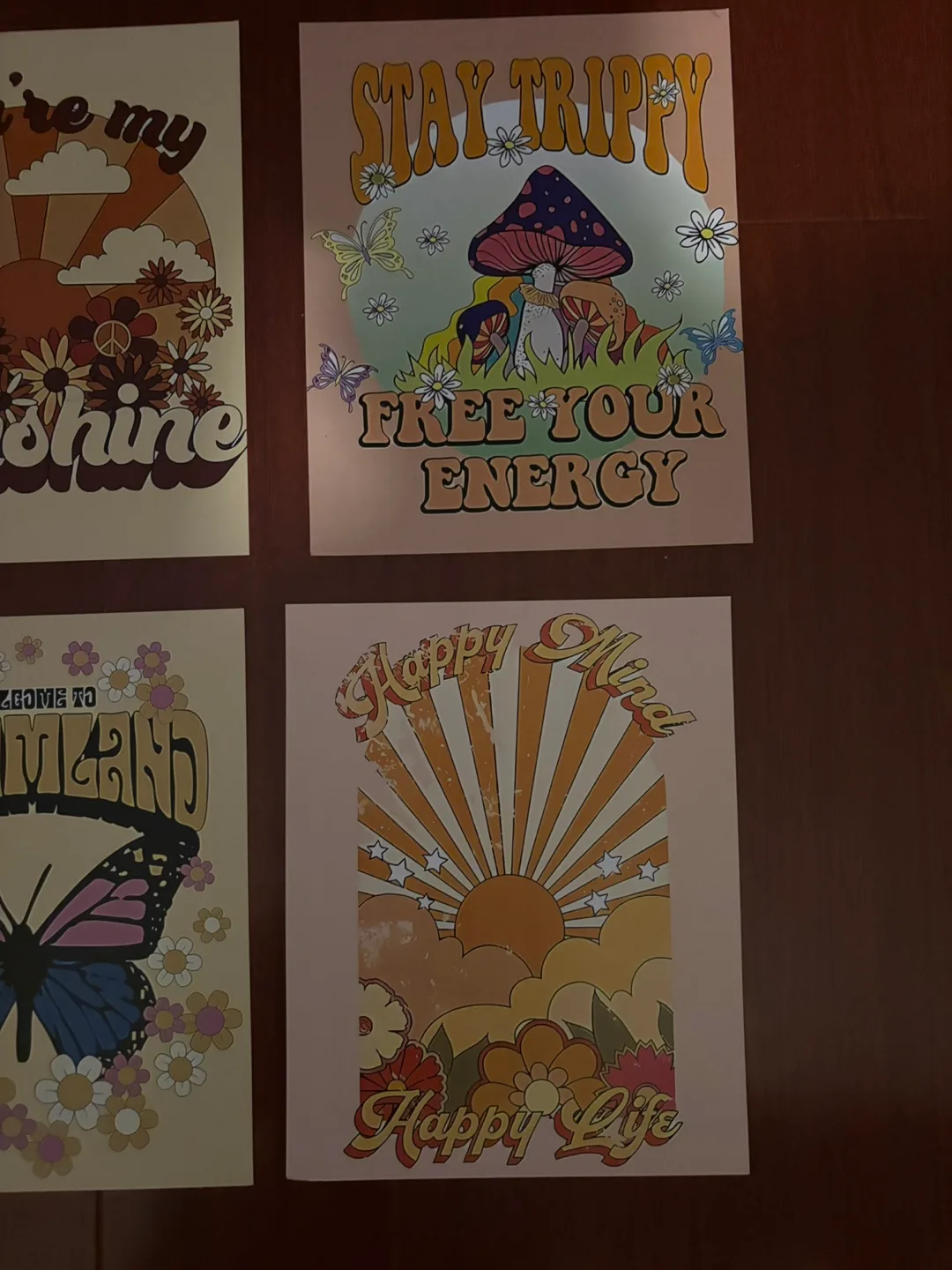 Six groovy 70s-style prints image indicator(4)