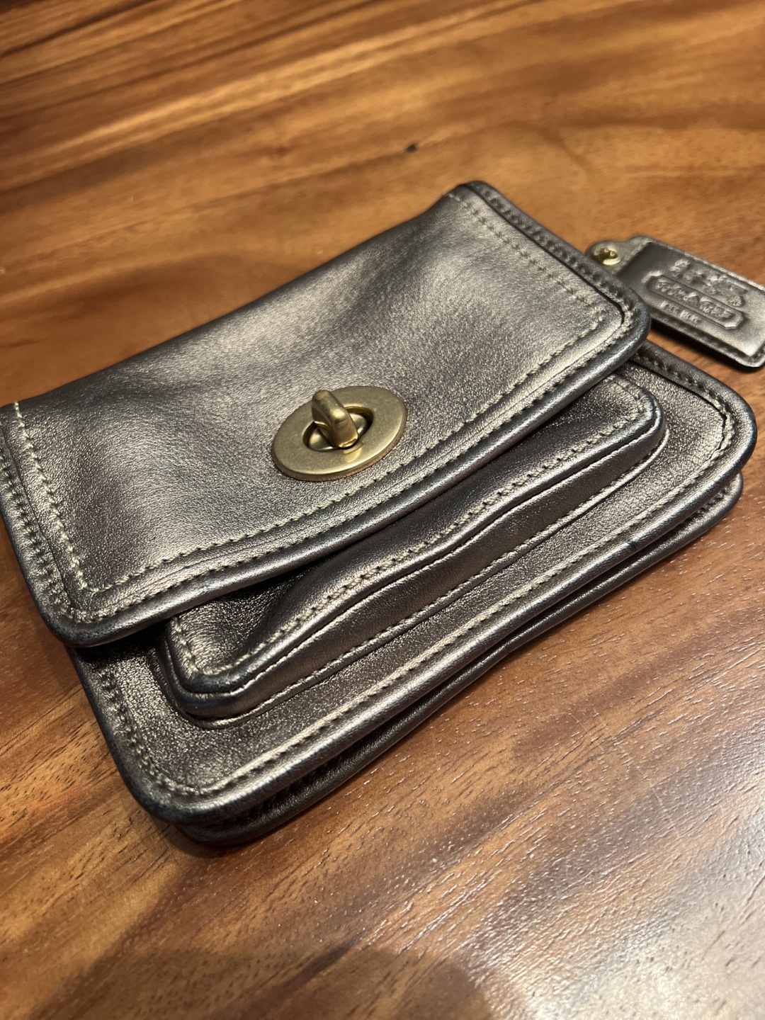 Coach Bleecker Street Limited Edition Metallic Clutch