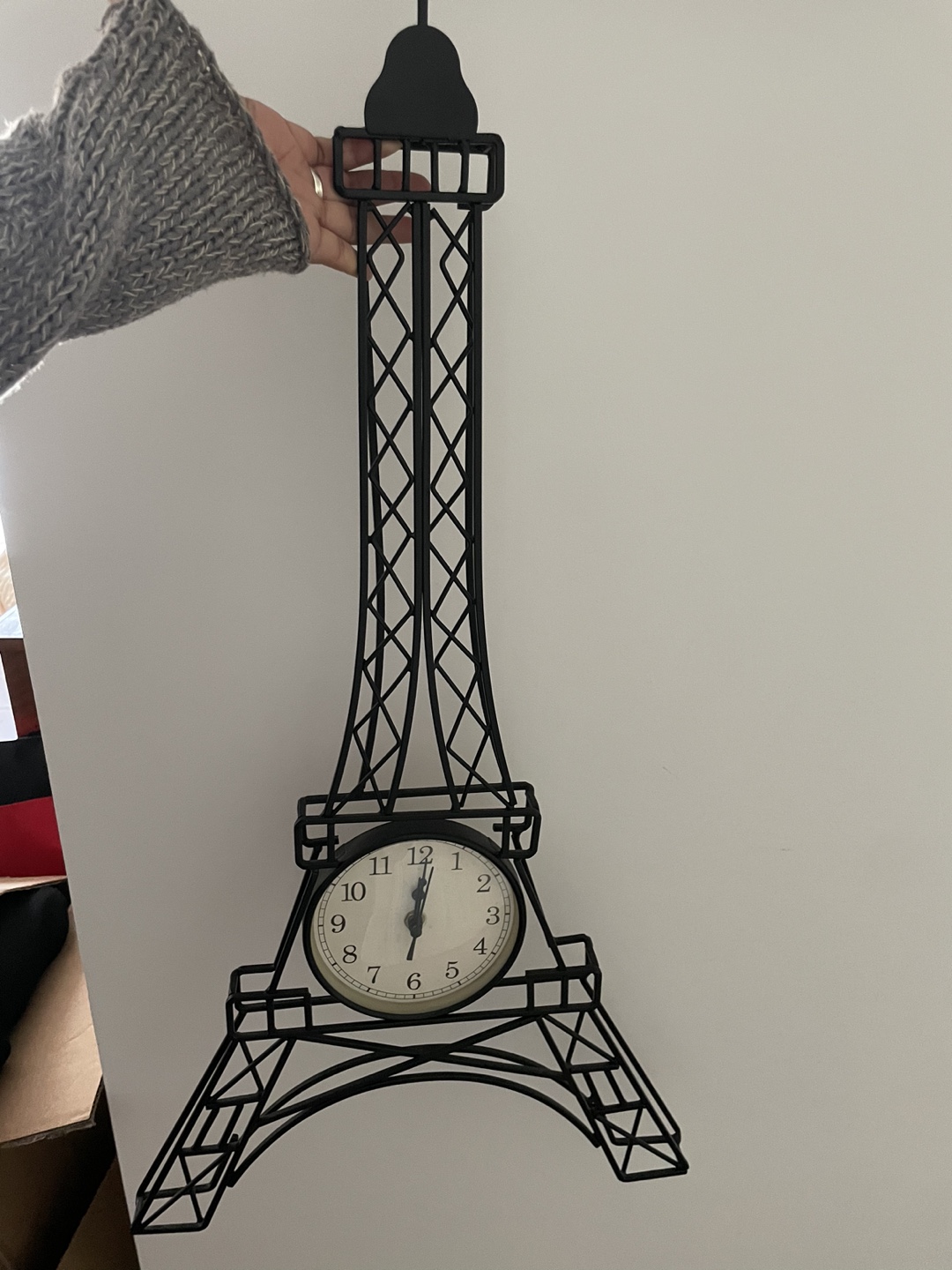 Eiffel Tower Wall Clock
