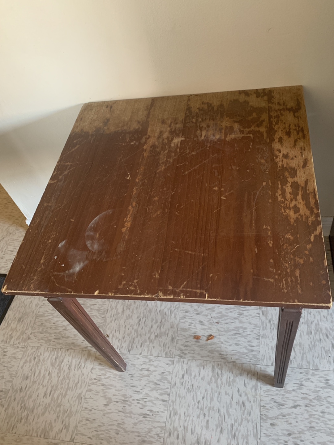 Solid Vintage Wooden Square dinning Table