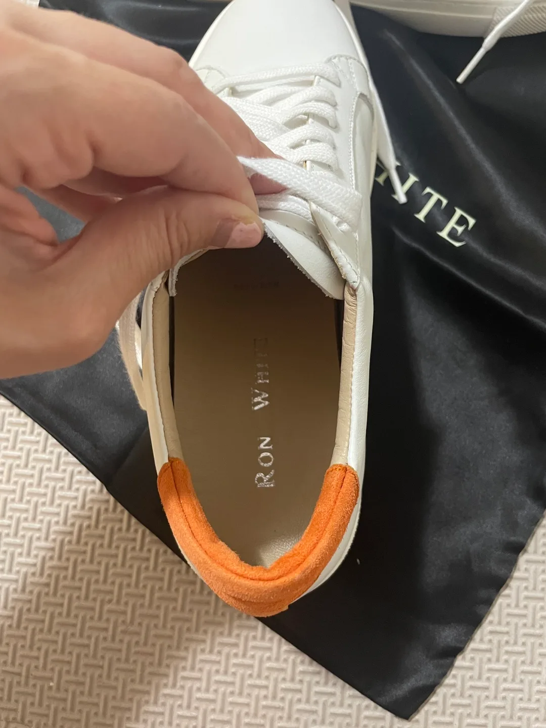 Size 36 Ron White Leather Sneakers image indicator(4)