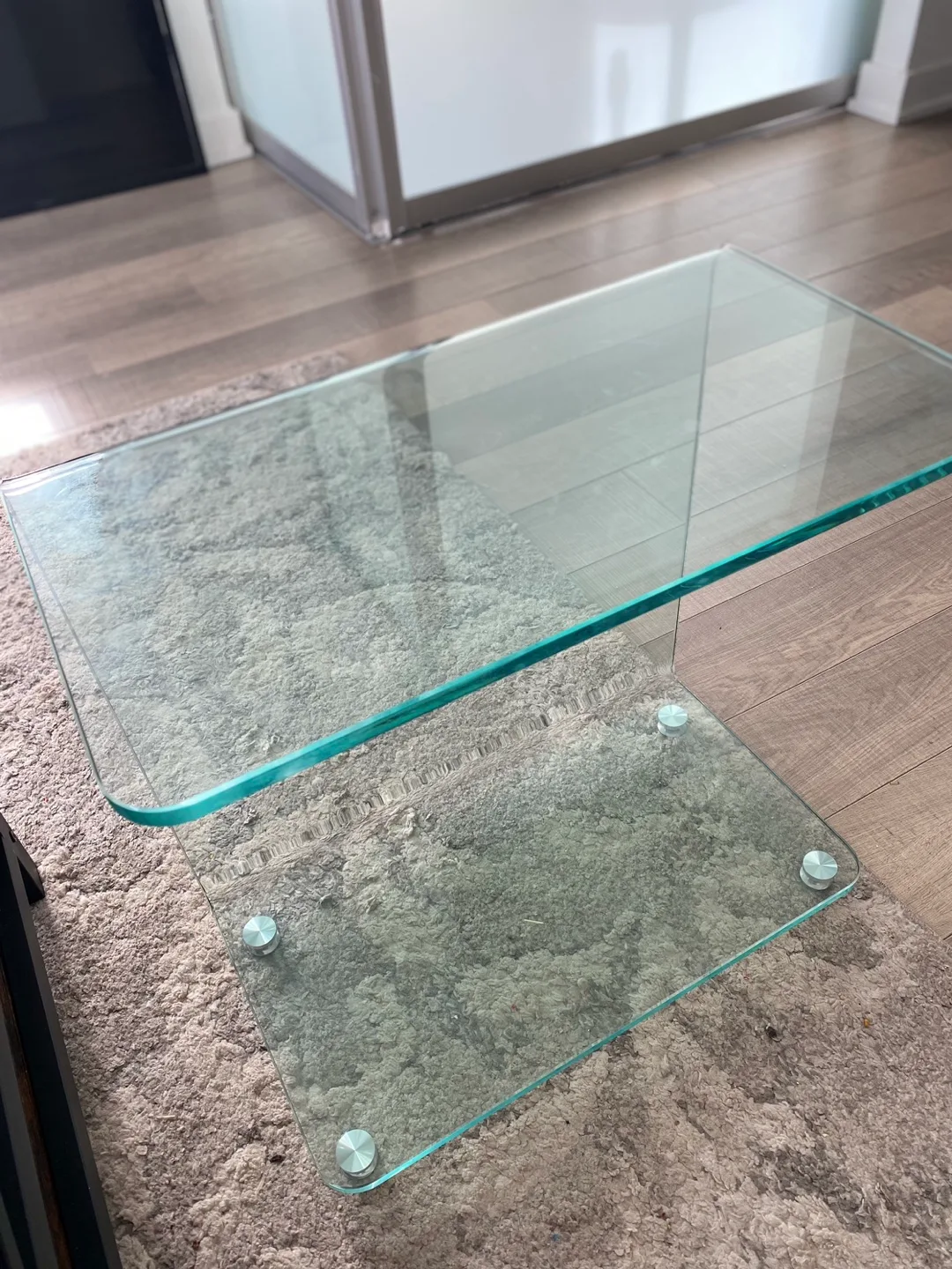 Modern Glass Side Table thumbnail