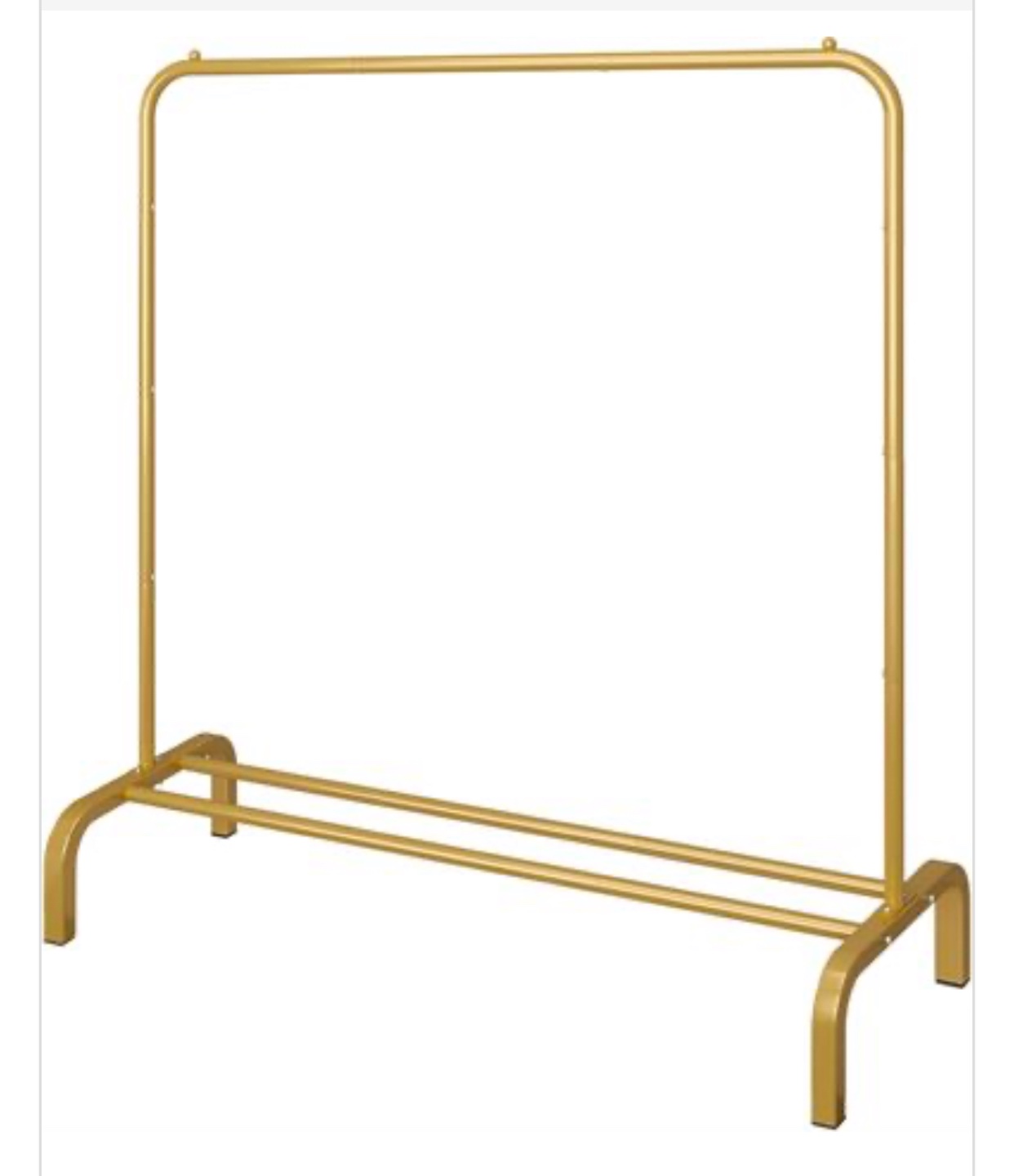 Gold Garment Rack - Clothing Display Stand - photo 2