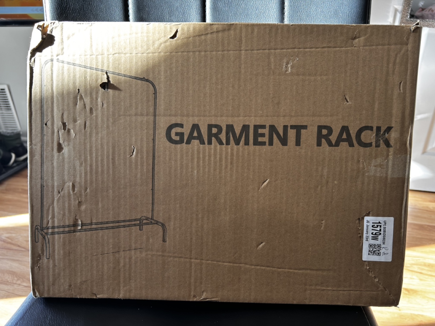 Gold Garment Rack - Clothing Display Stand - photo 3
