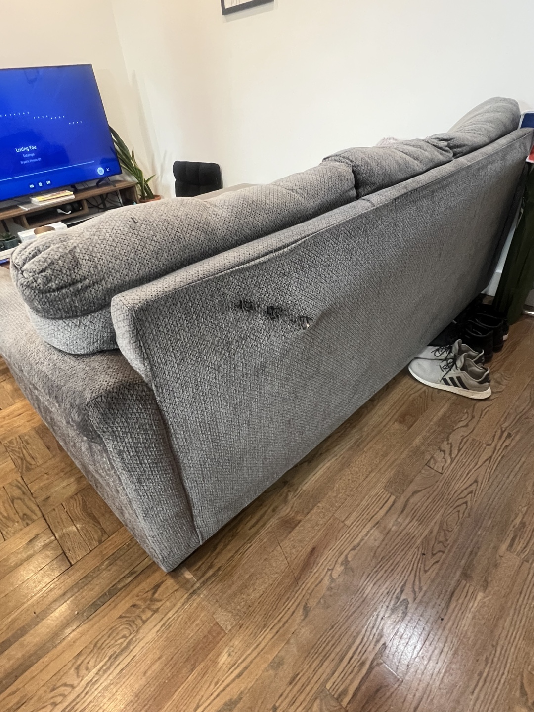Gray Sectional Sofa - photo 4