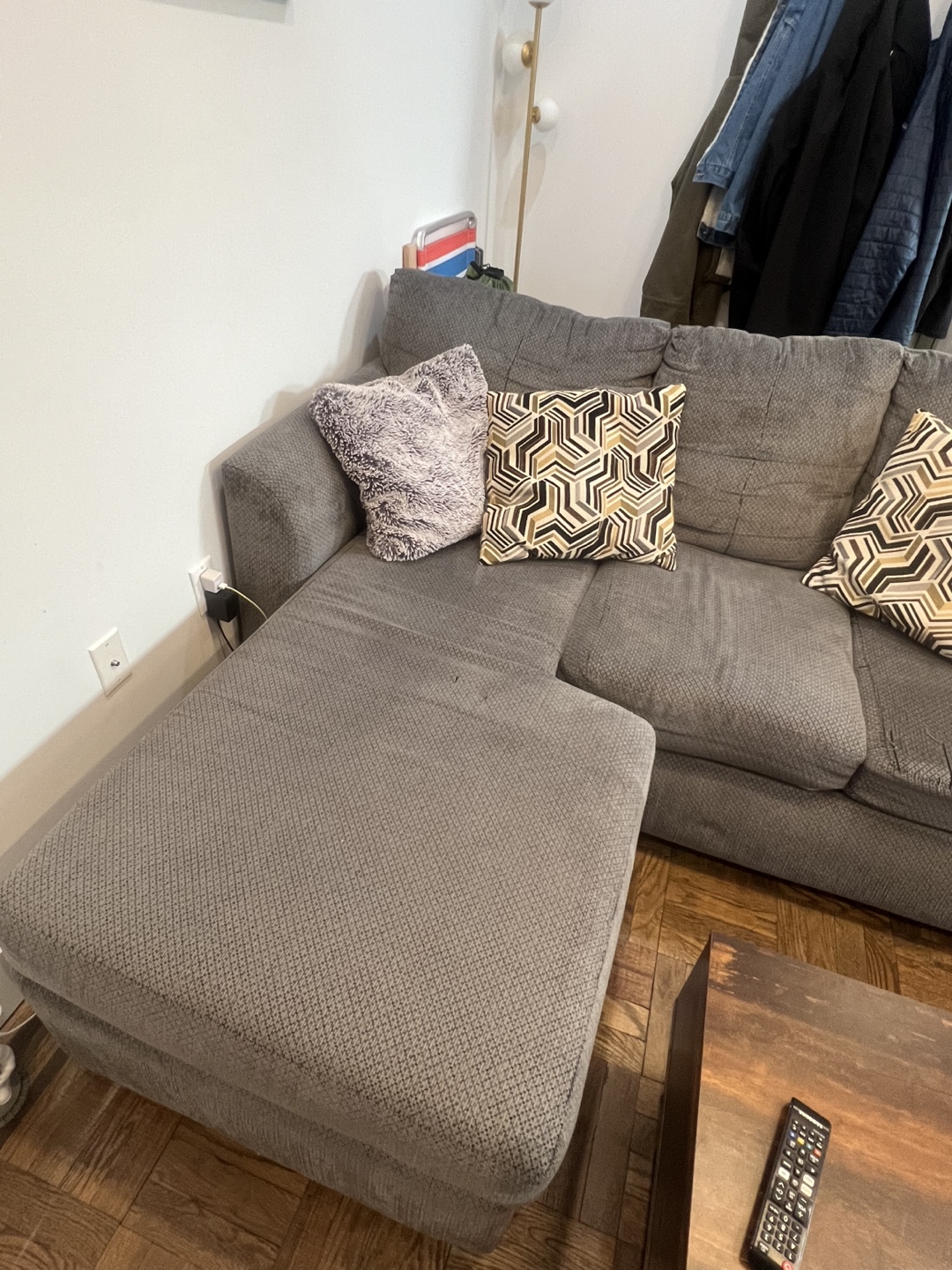 Gray Sectional Sofa - photo 3