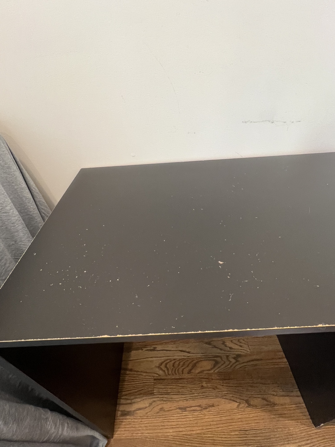 Black Computer Desk with Drawers - photo 3