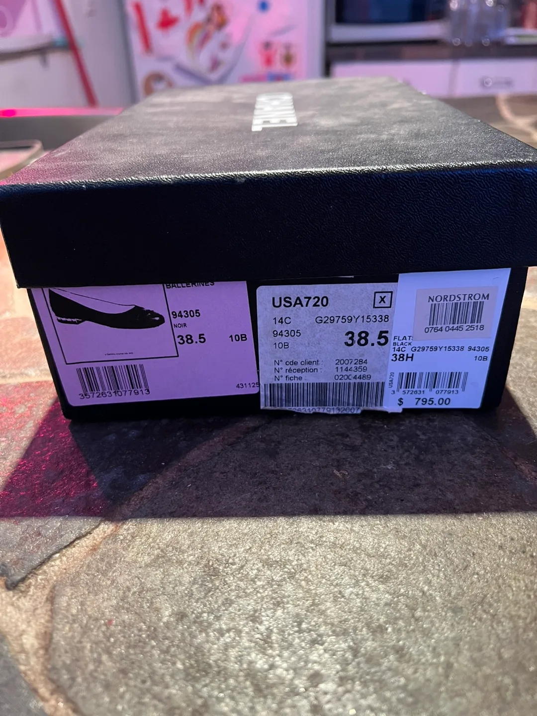 Chanel Ballerines Black Suede Flats (Women’s 8)(IFC) image indicator(8)