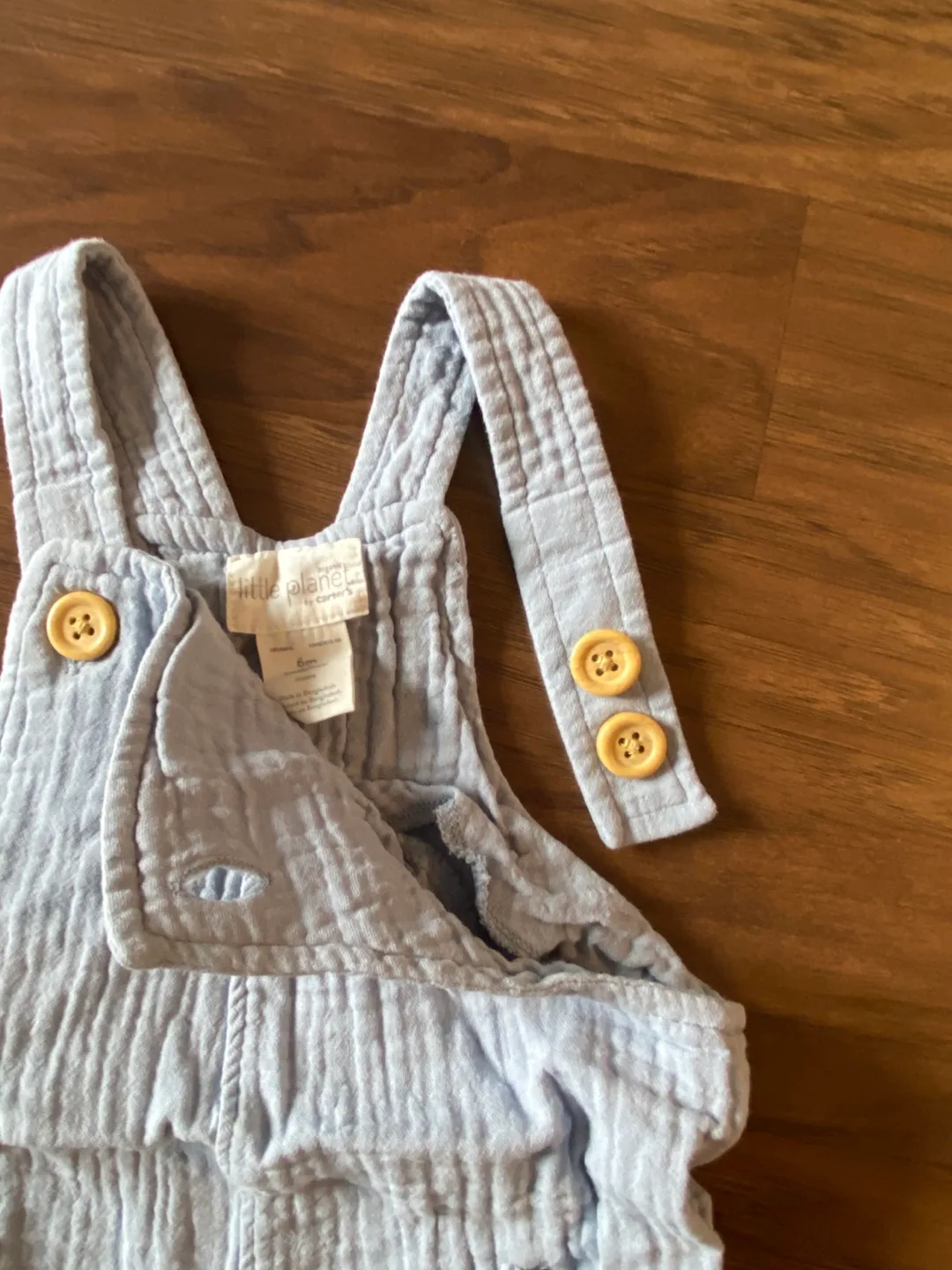 Little Planet Kids Baby Overall Romper, 6m image indicator(4)