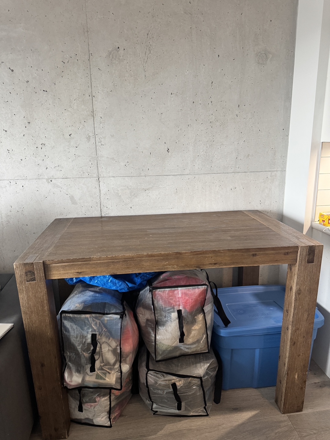 Solid Wood Bar height dining Table