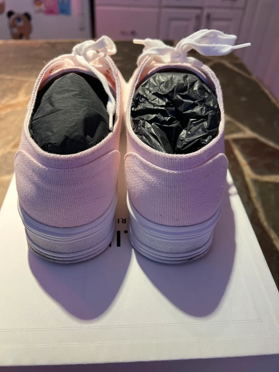 Celine Jane Triomphe Patch Platform Sneakers (Women’s 7.5)(BNIB) image indicator(4)