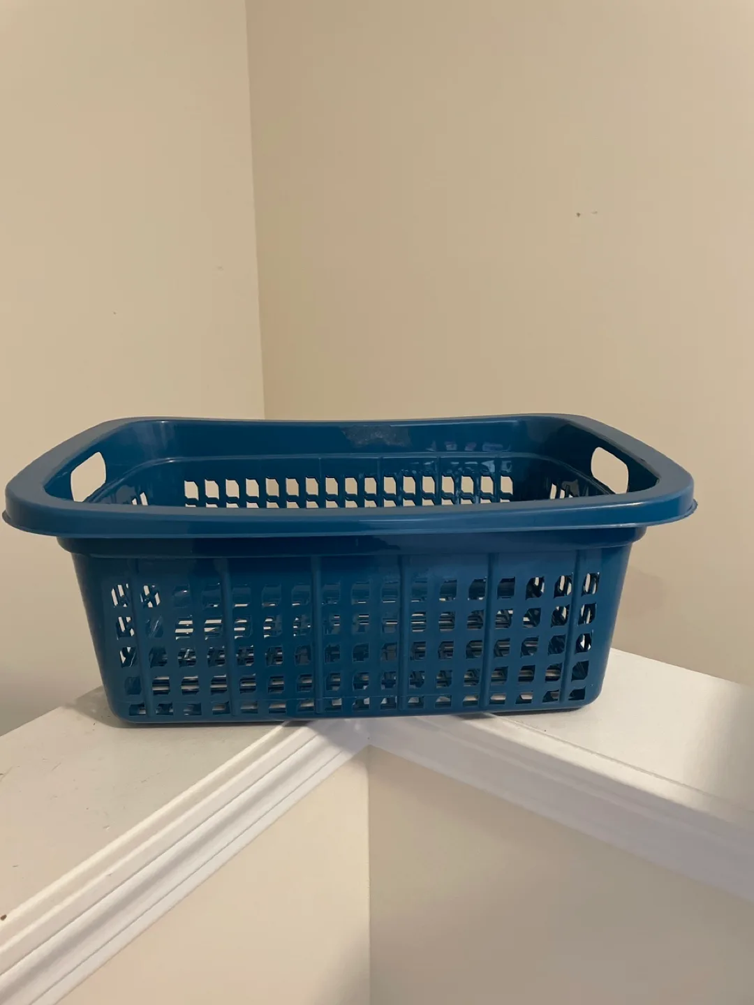 Pair of Blue Plastic  Baskets like new image indicator(2)