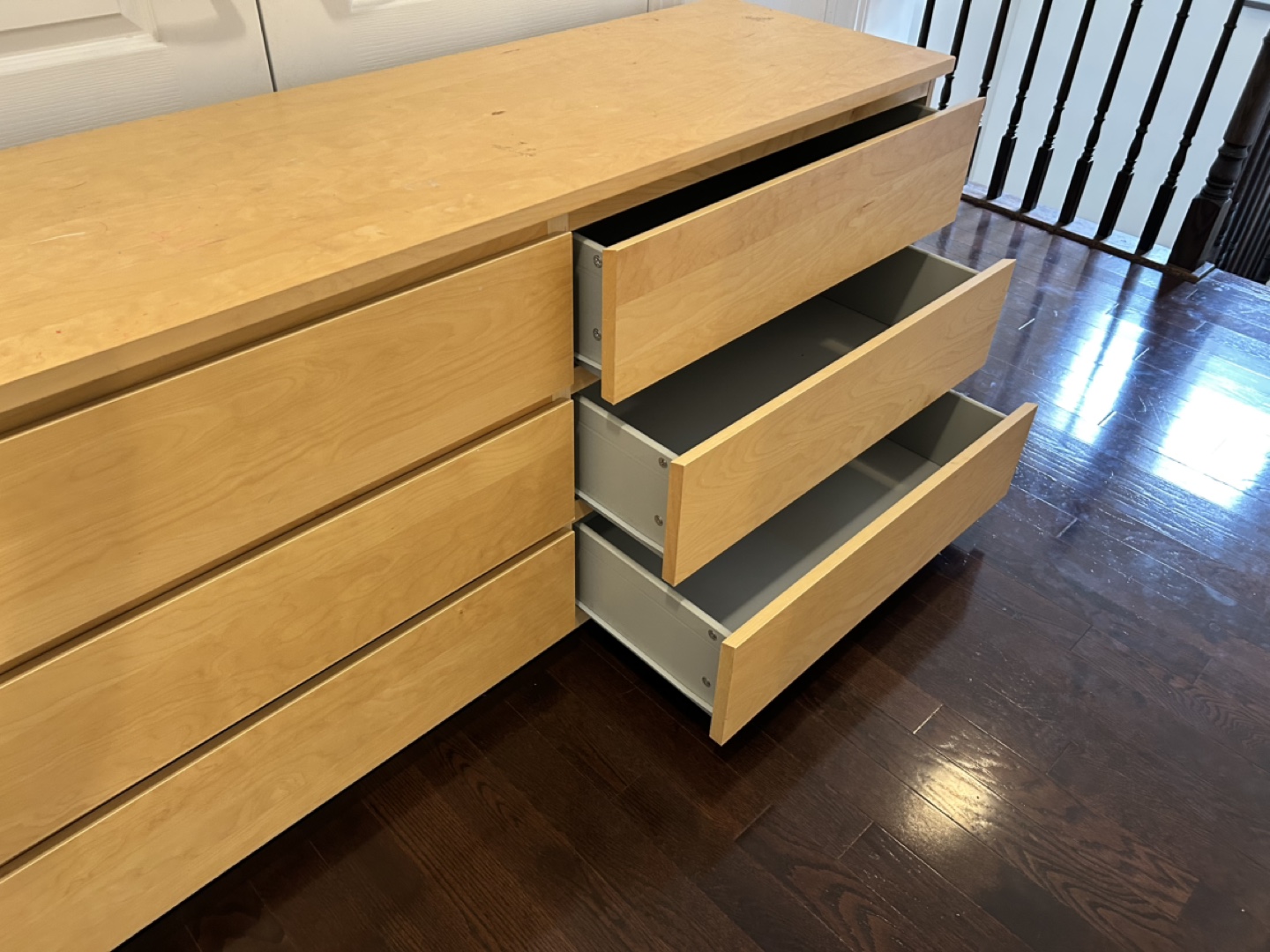 IKEA MALM 6-Drawer Dresser - Light Birch - photo 4