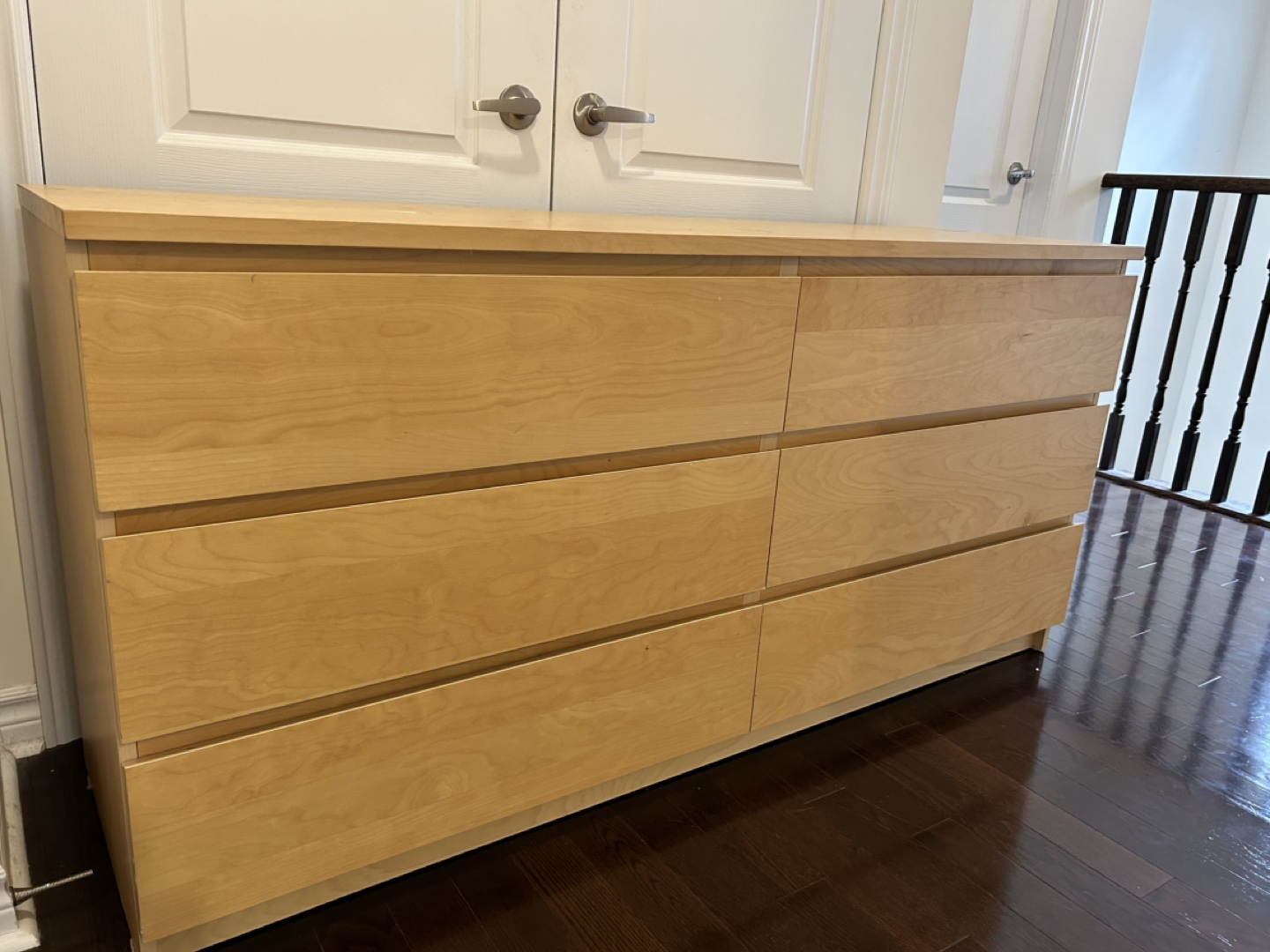 IKEA MALM 6-Drawer Dresser - Light Birch - photo 2