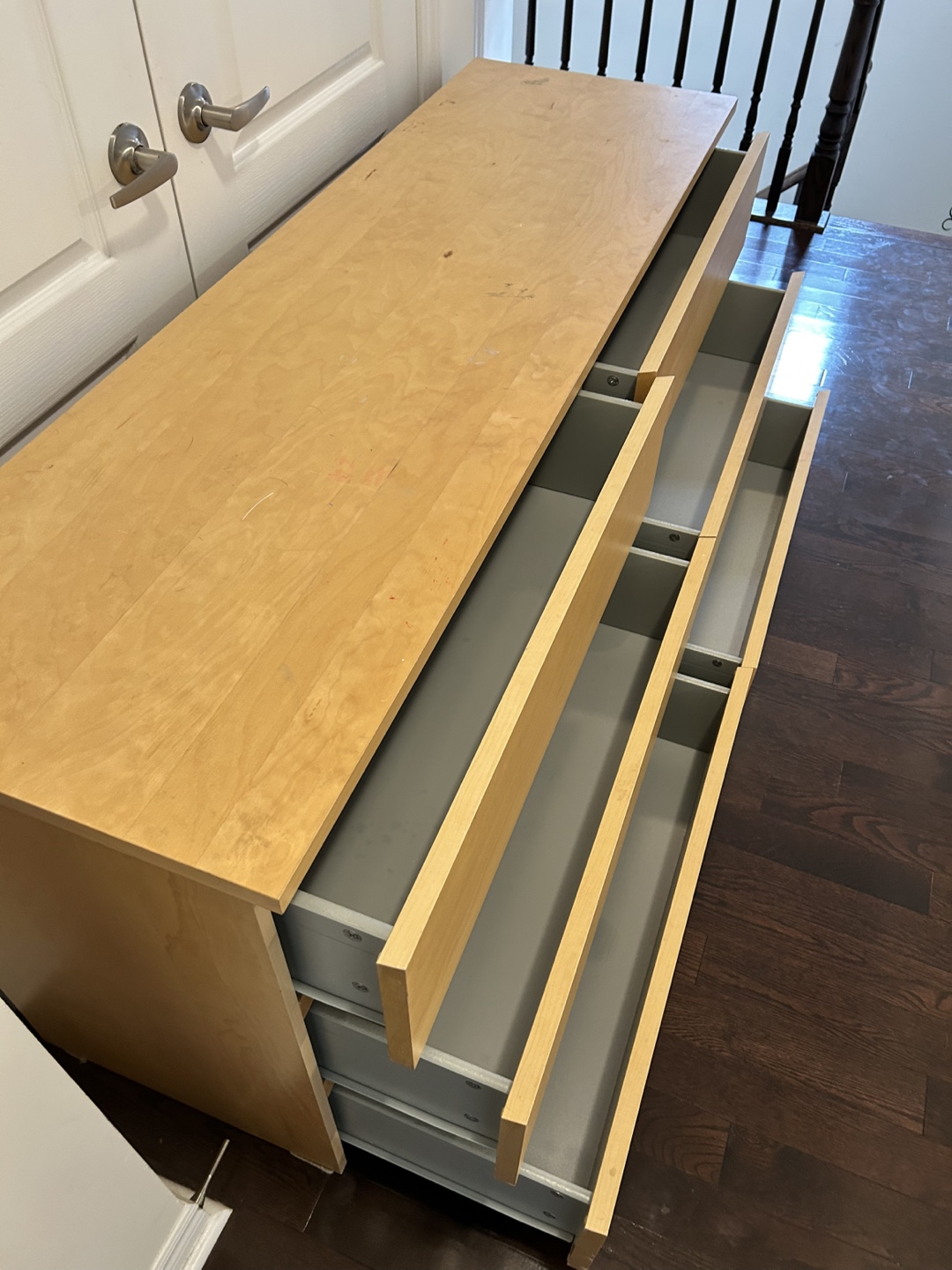 IKEA MALM 6-Drawer Dresser - Light Birch - photo 3