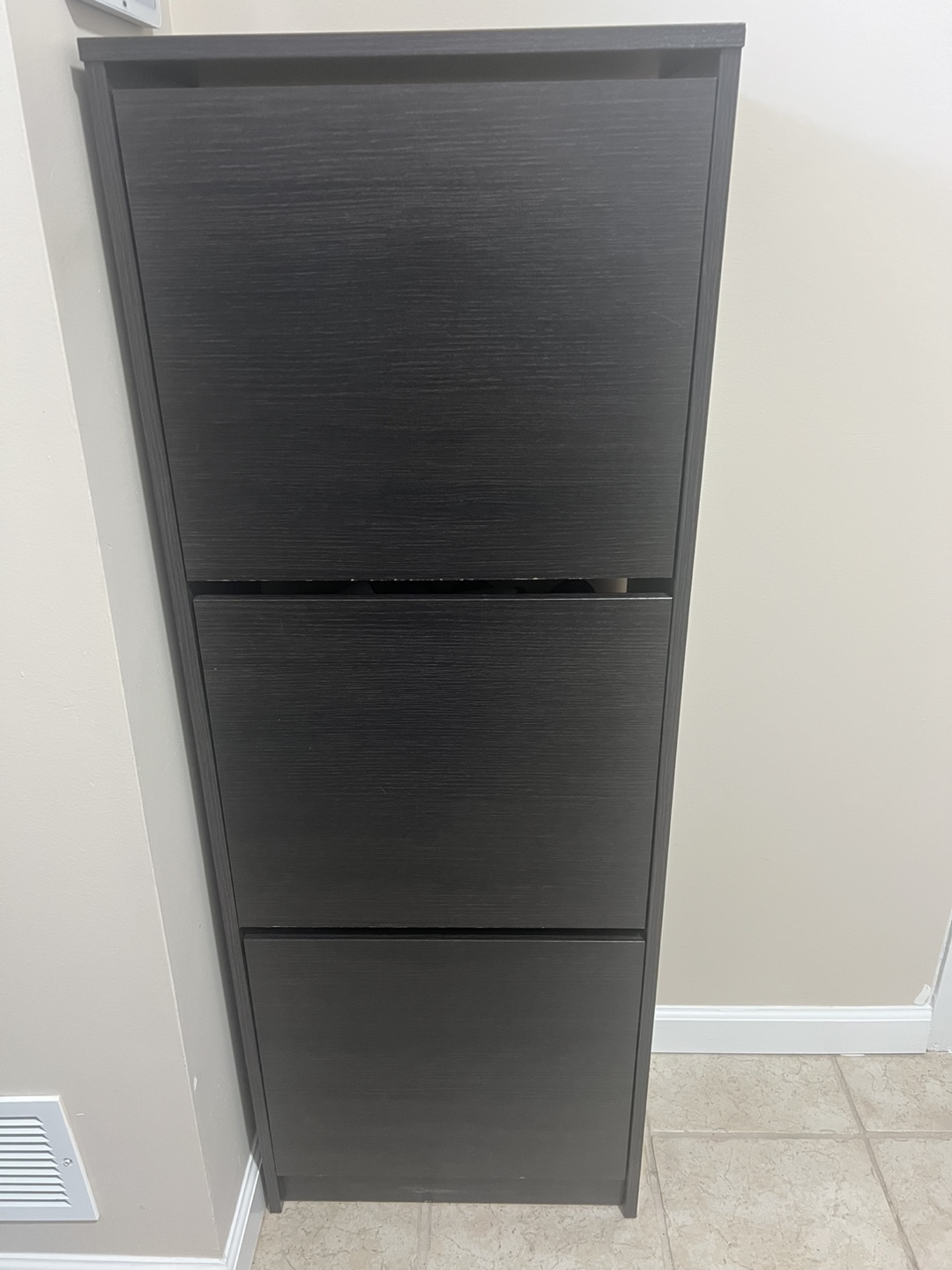 IKEA 3-Drawer Shoe Cabinet with 2-Tier Shoe Rack Insert