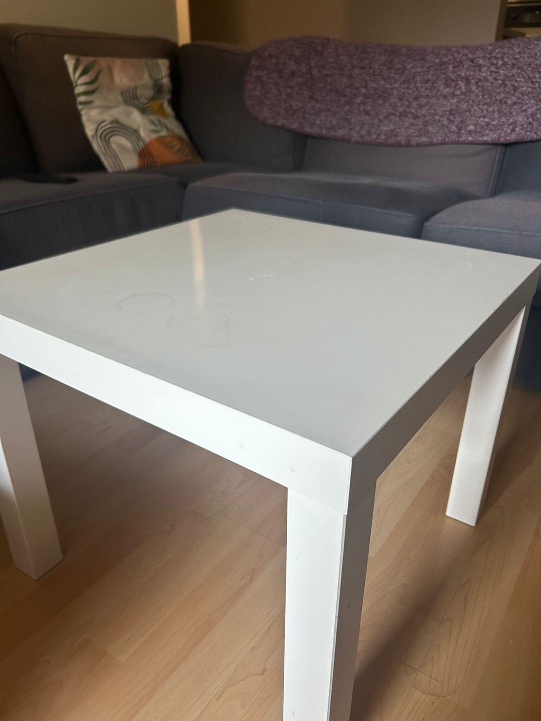 IKEA White Square Coffee Table - photo 2