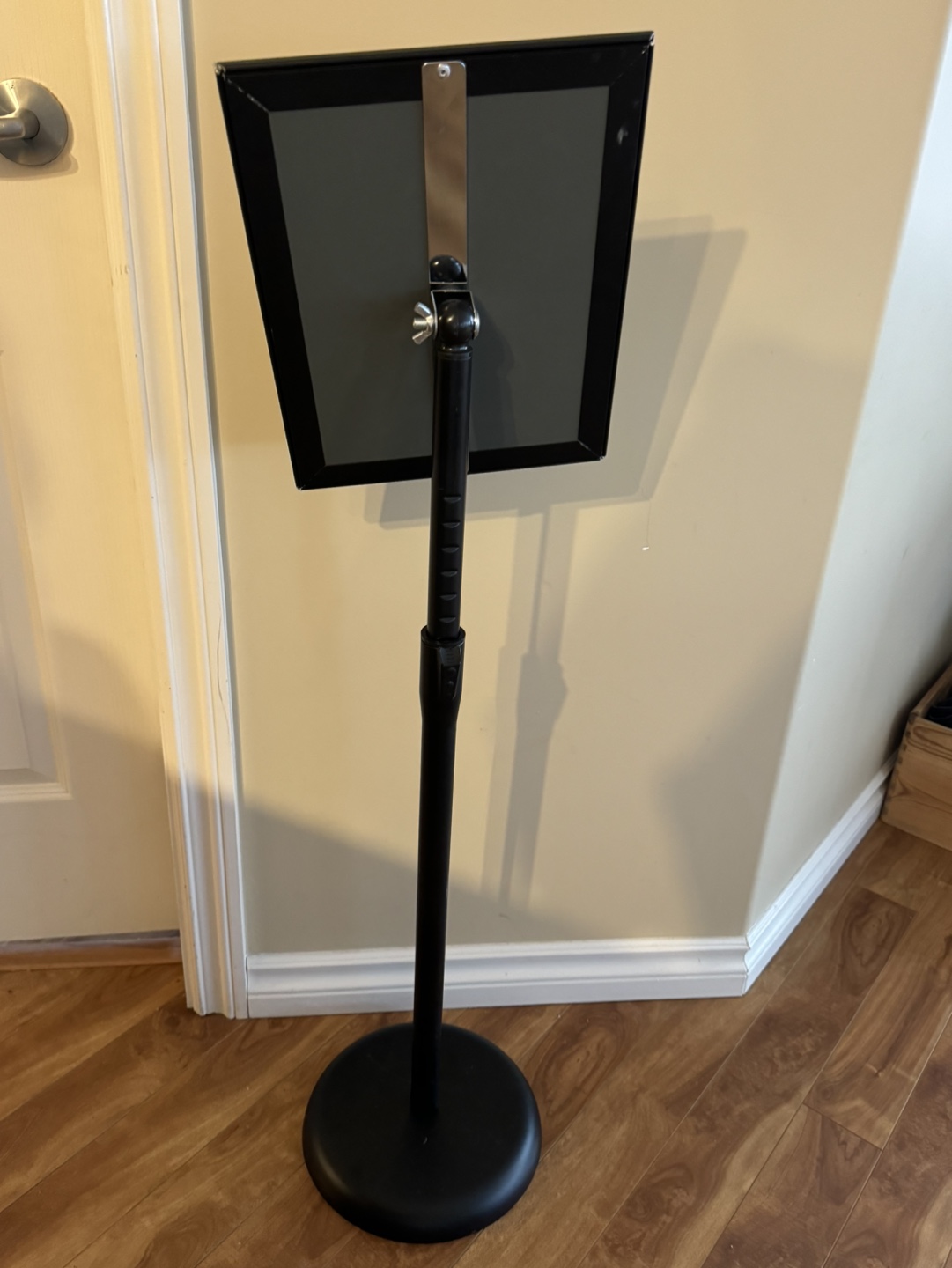 Black Freestanding Sign Holder - photo 2