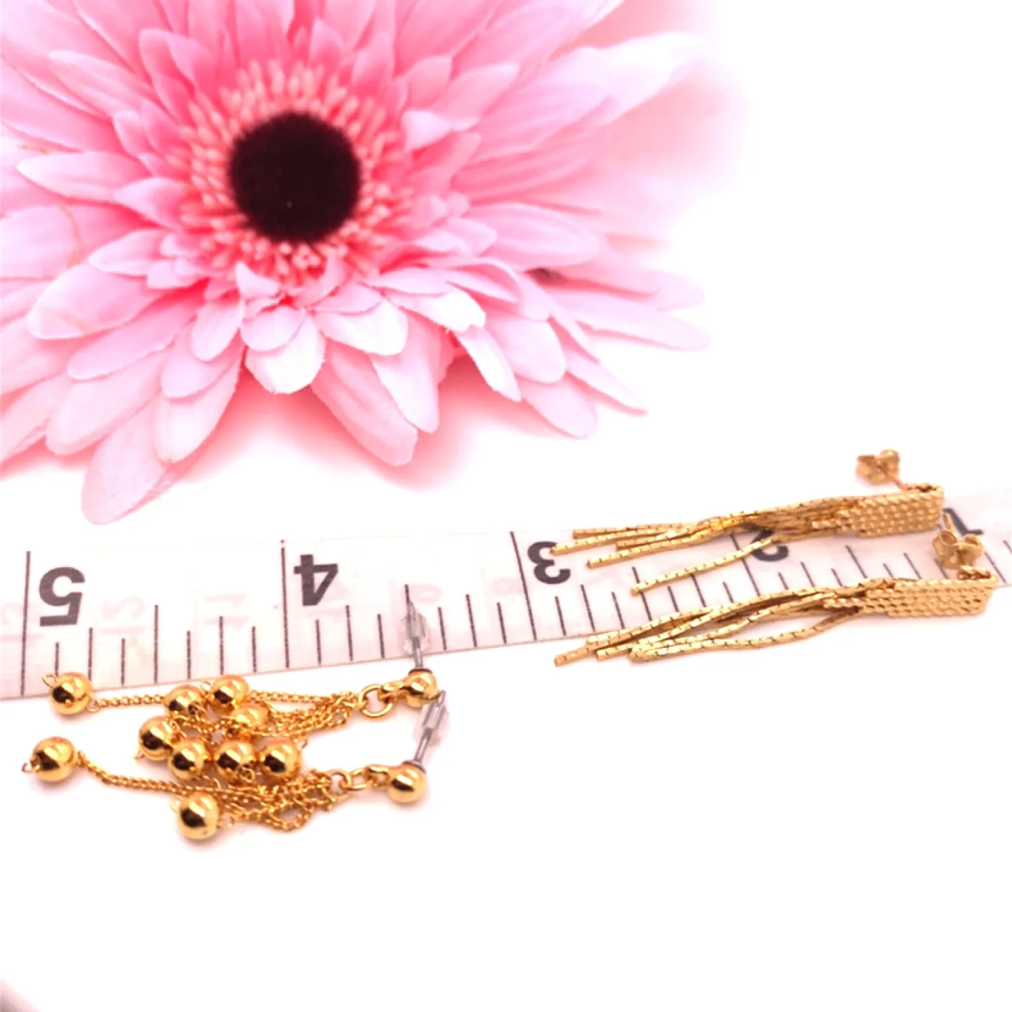 Gold Tone Earrings Lot - 13 pairs image indicator(5)