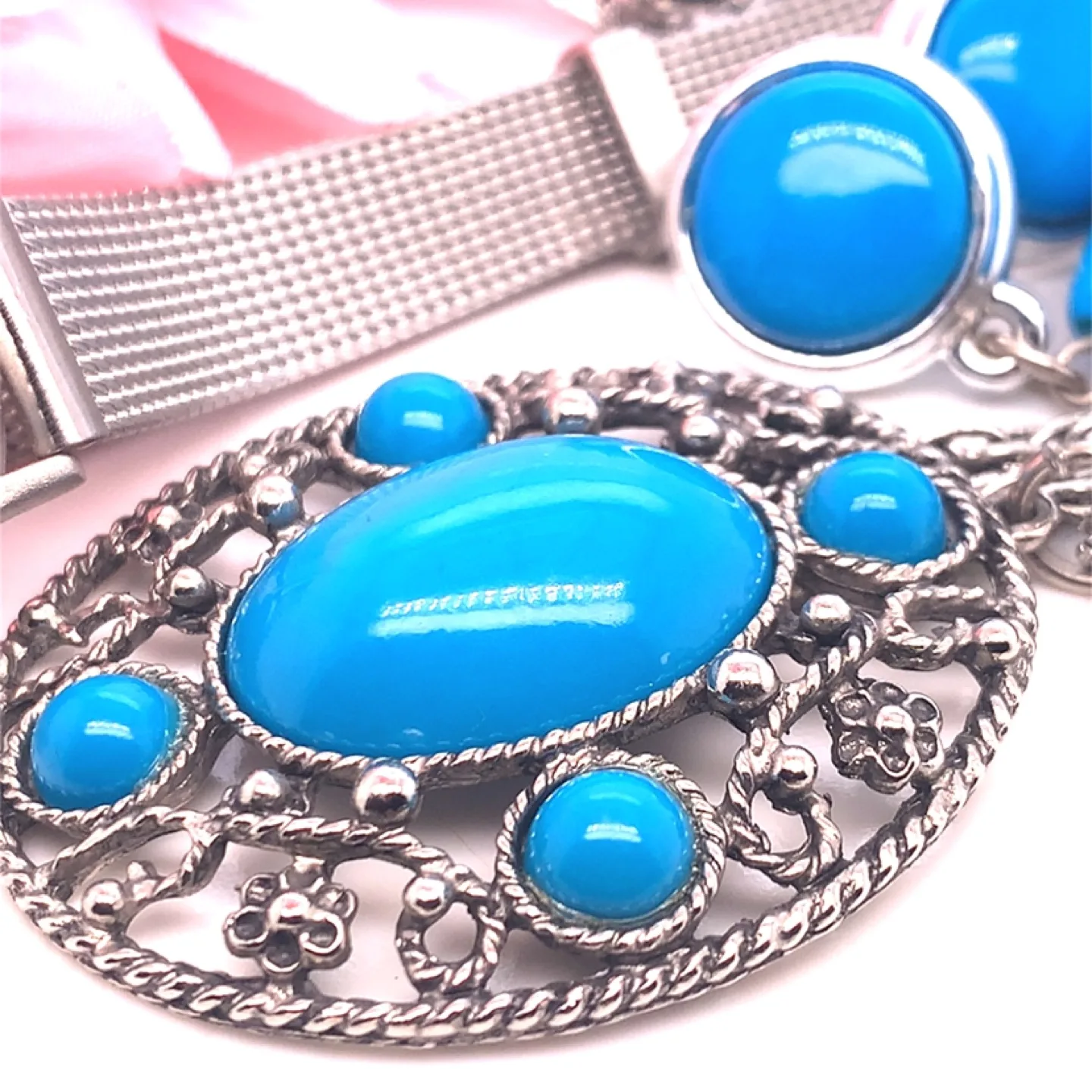 Aspen Quartz Watch & Turquoise Jewellery Set image indicator(3)