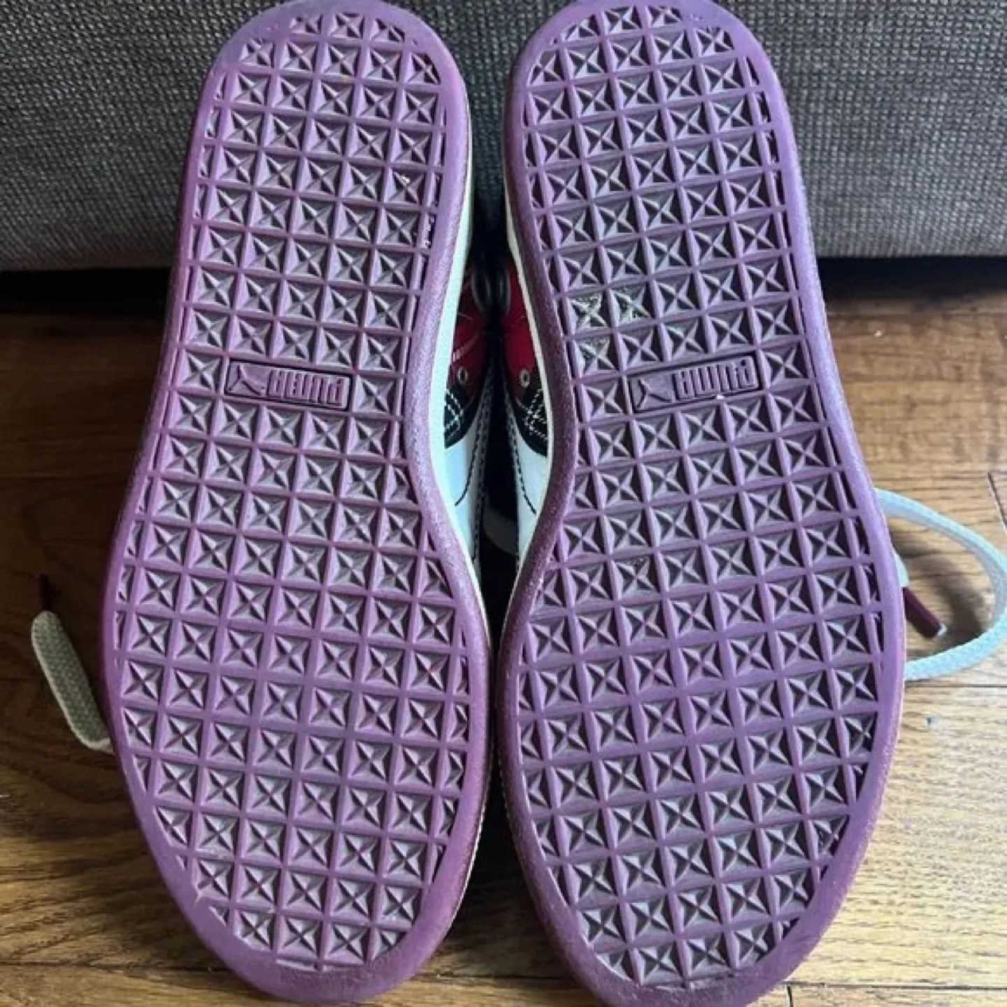 Puma Women's High Top Plaid Sneakers image indicator(4)