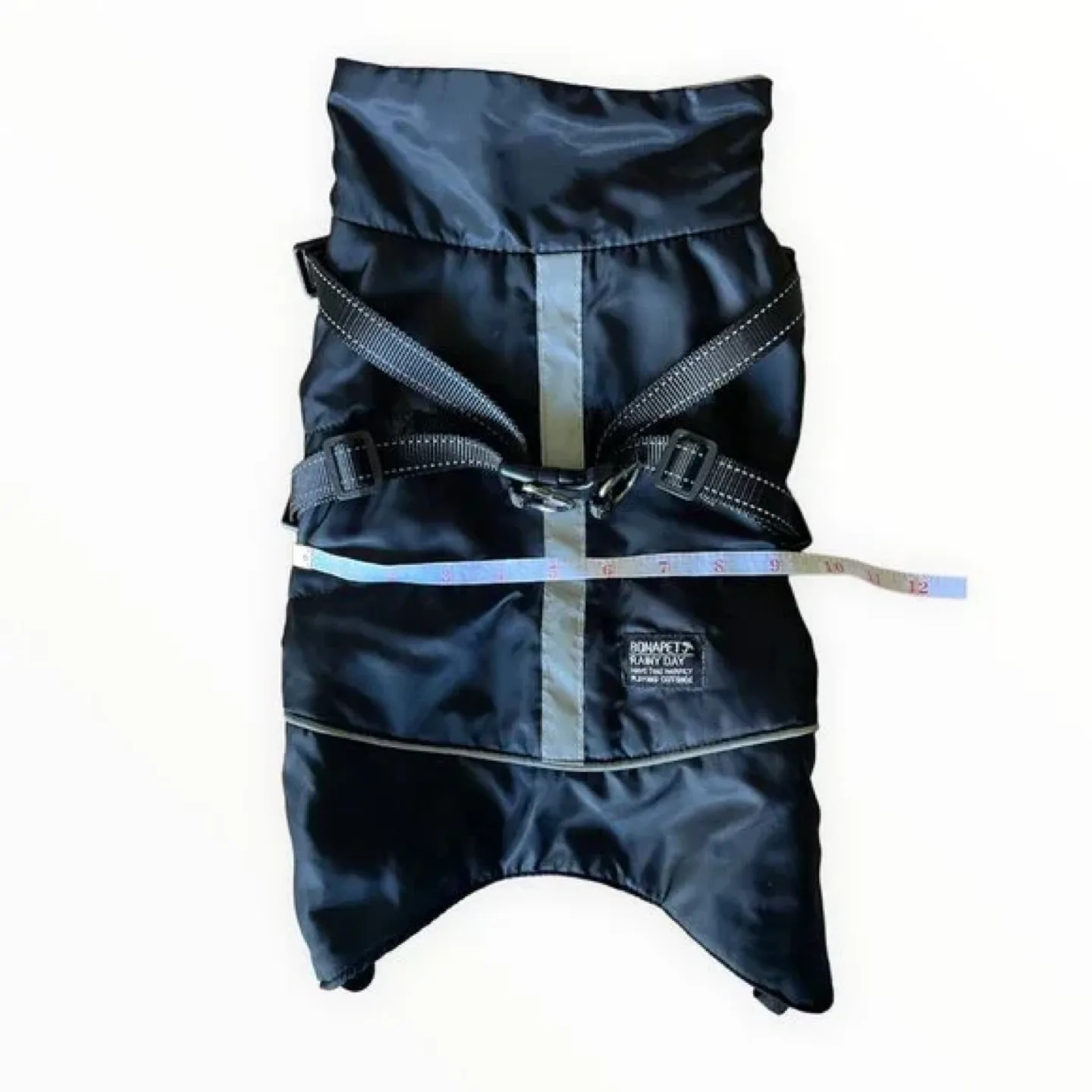 BONAPET RAINY DAY DOG JACKET BLACK/GREY image indicator(4)