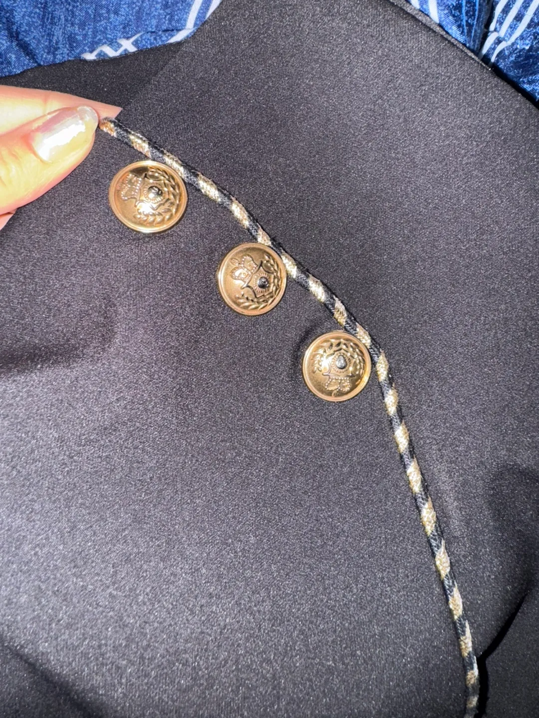 J.ING Inaya Black Asymmetrical Skirt image indicator(5)