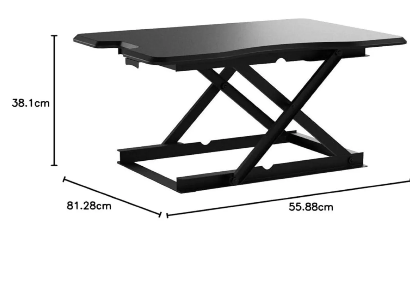 Zinus Smart height Adjustable Desk - Black image indicator(2)
