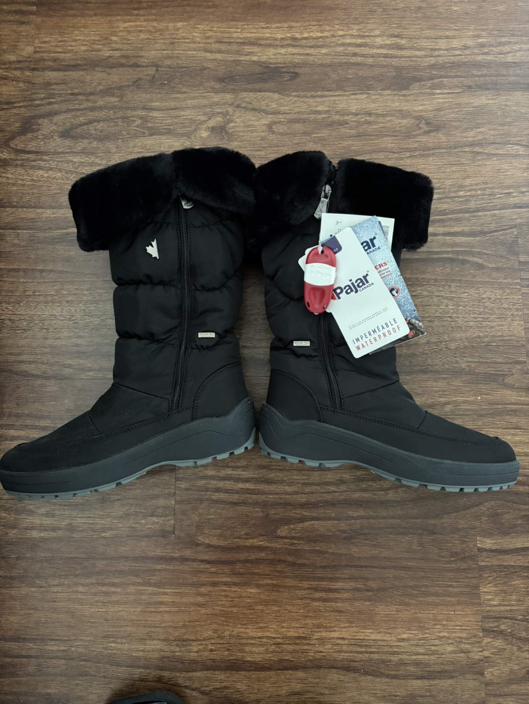 Pajar Black Winter Boots (New with Tags) Size 8-8.5 Women’s - photo 2