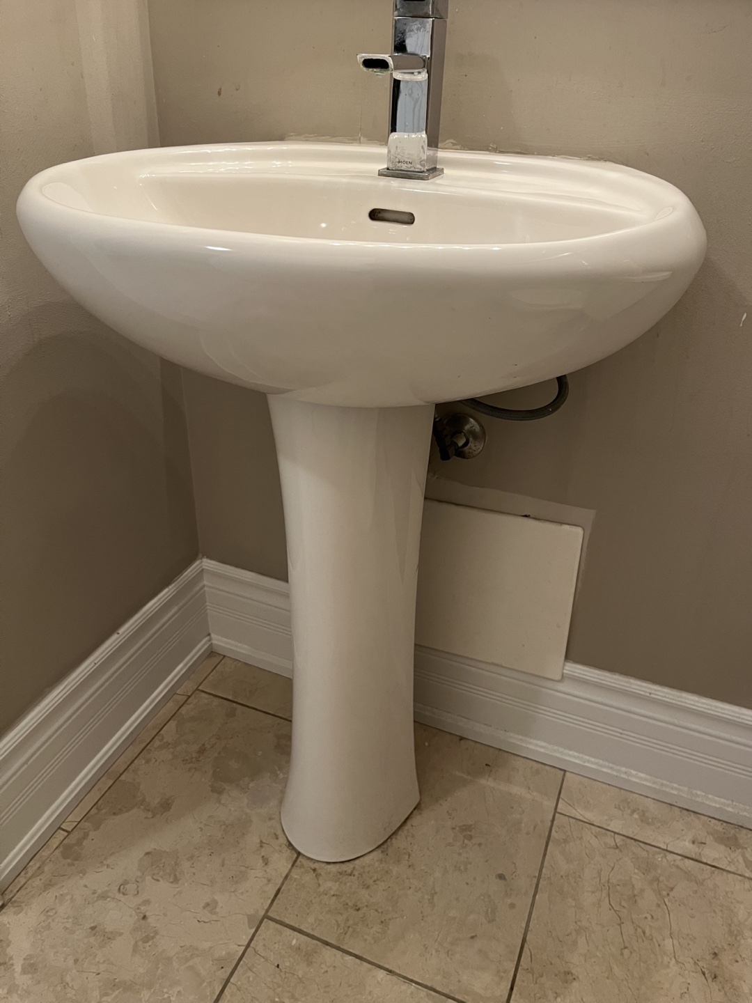 Pedestal Sink - White - photo 2