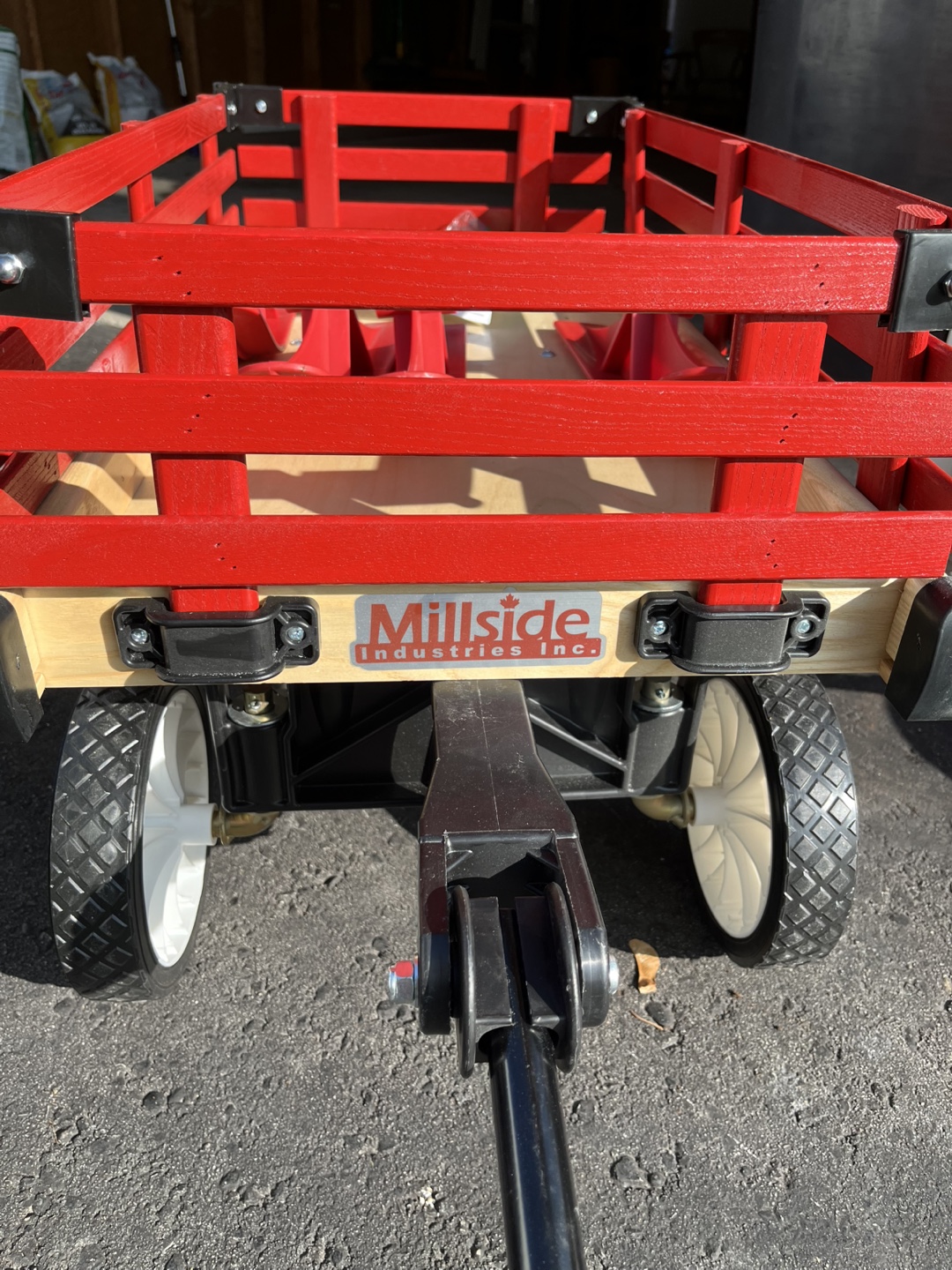 Millside Industries Kids' Convertible Wooden Wagon Sleigh/Sled - photo 2