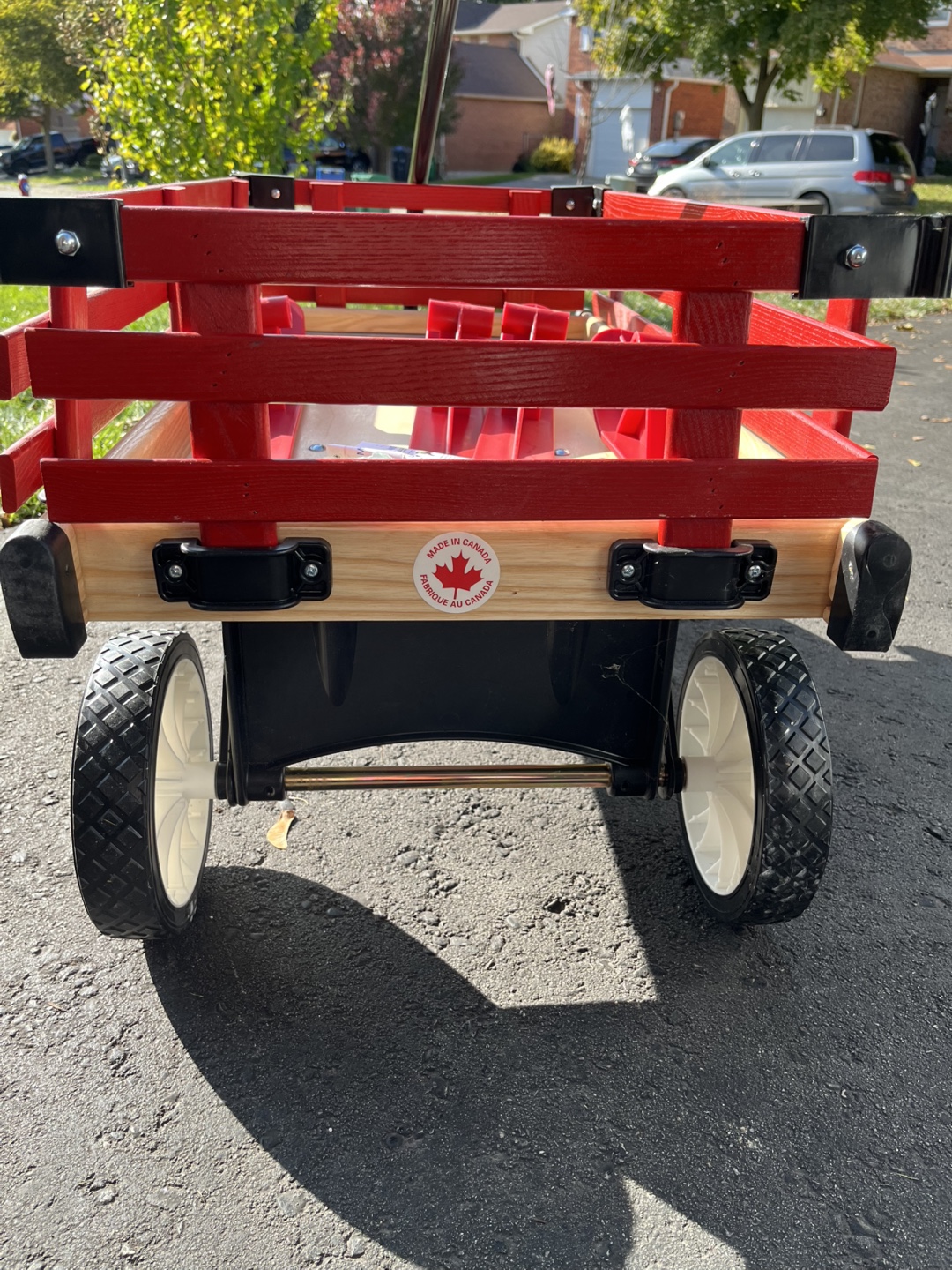 Millside Industries Kids' Convertible Wooden Wagon Sleigh/Sled