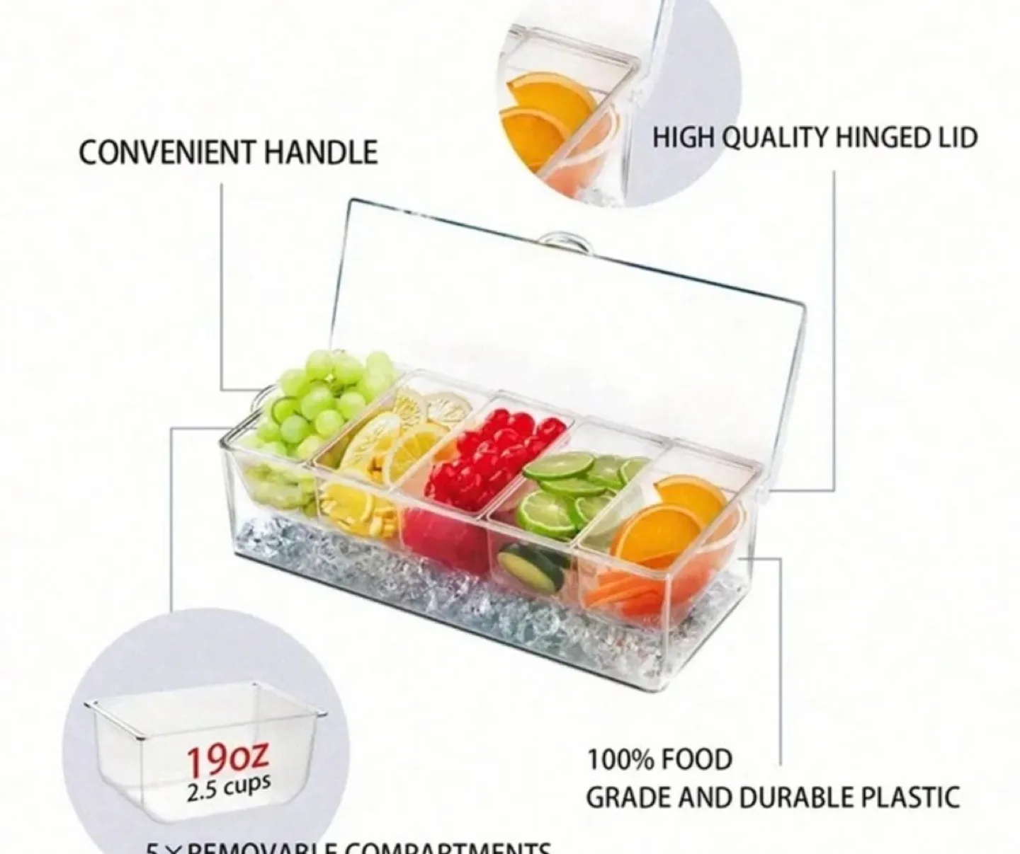 Clear Plastic 5-C/ image indicator(3)