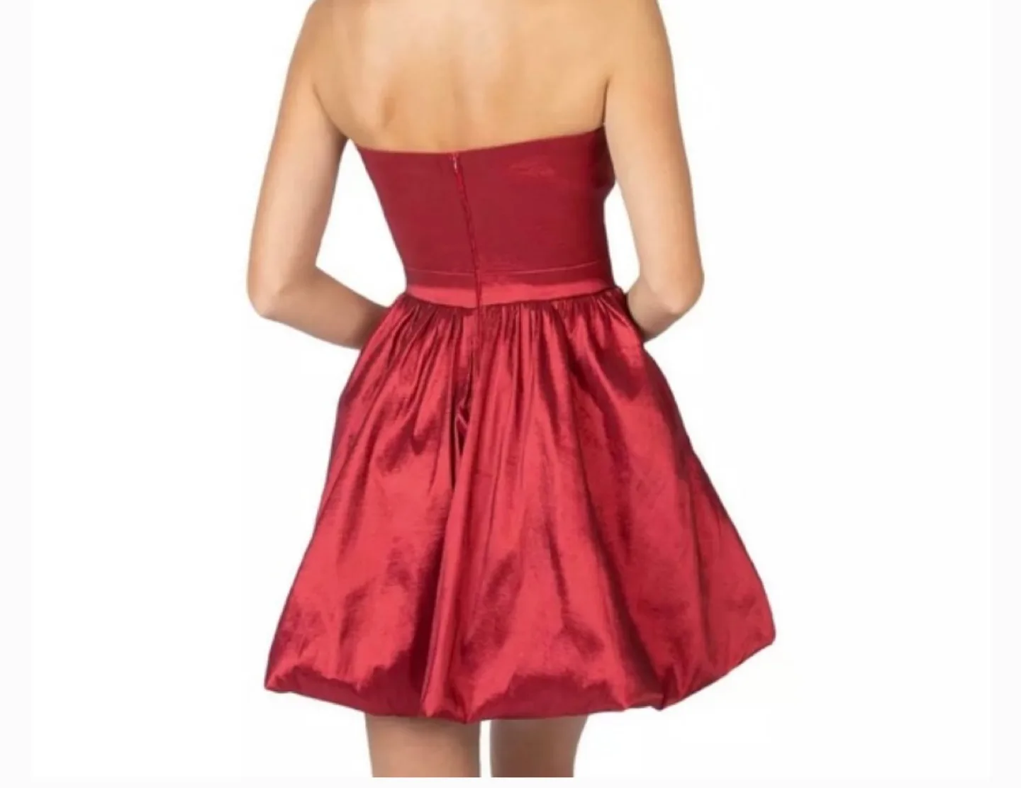 Stunning Red Strapless image indicator(2)