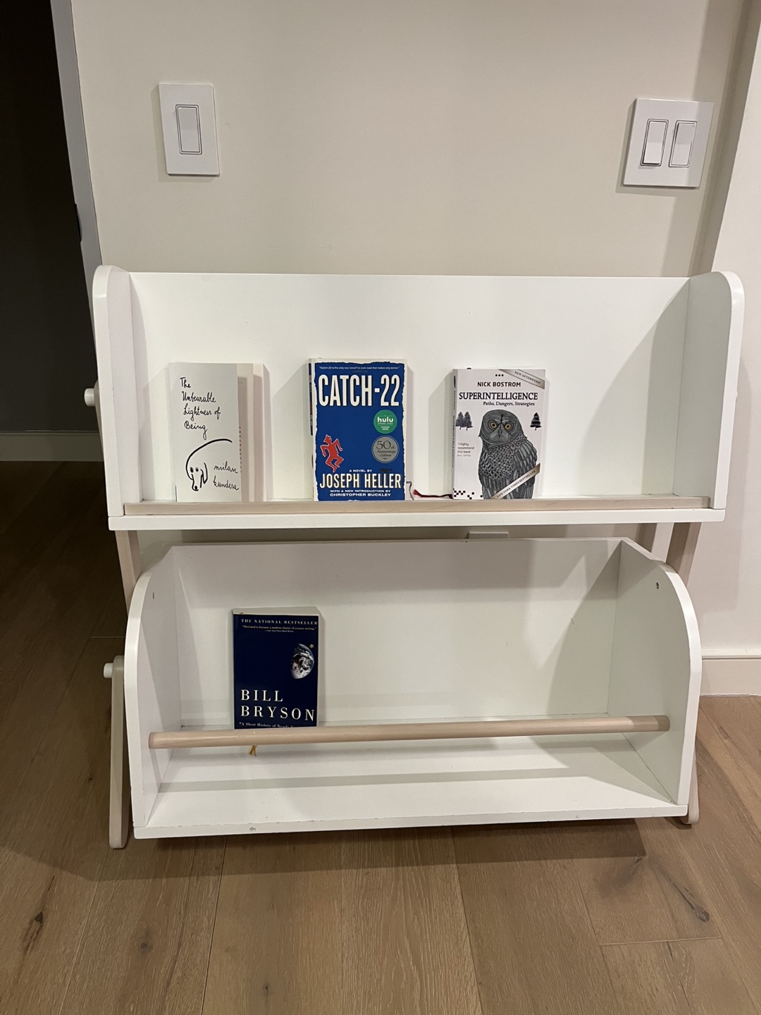 White Wooden Children's Bookcase