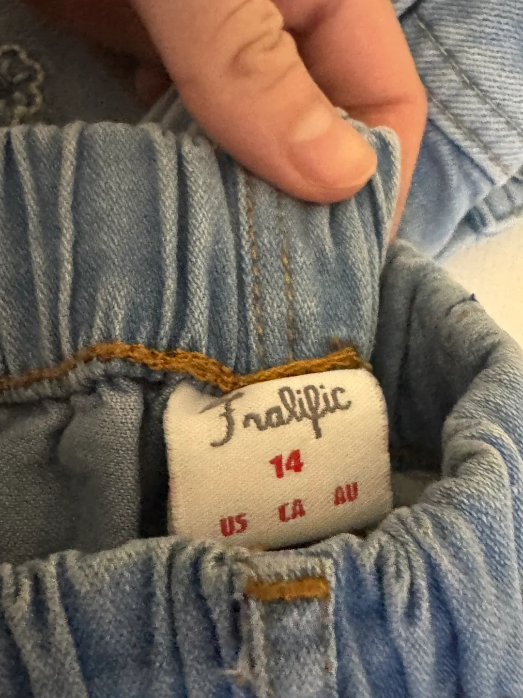 Girl’s size pants and Faux Fur Vest — Bundle image indicator(5)