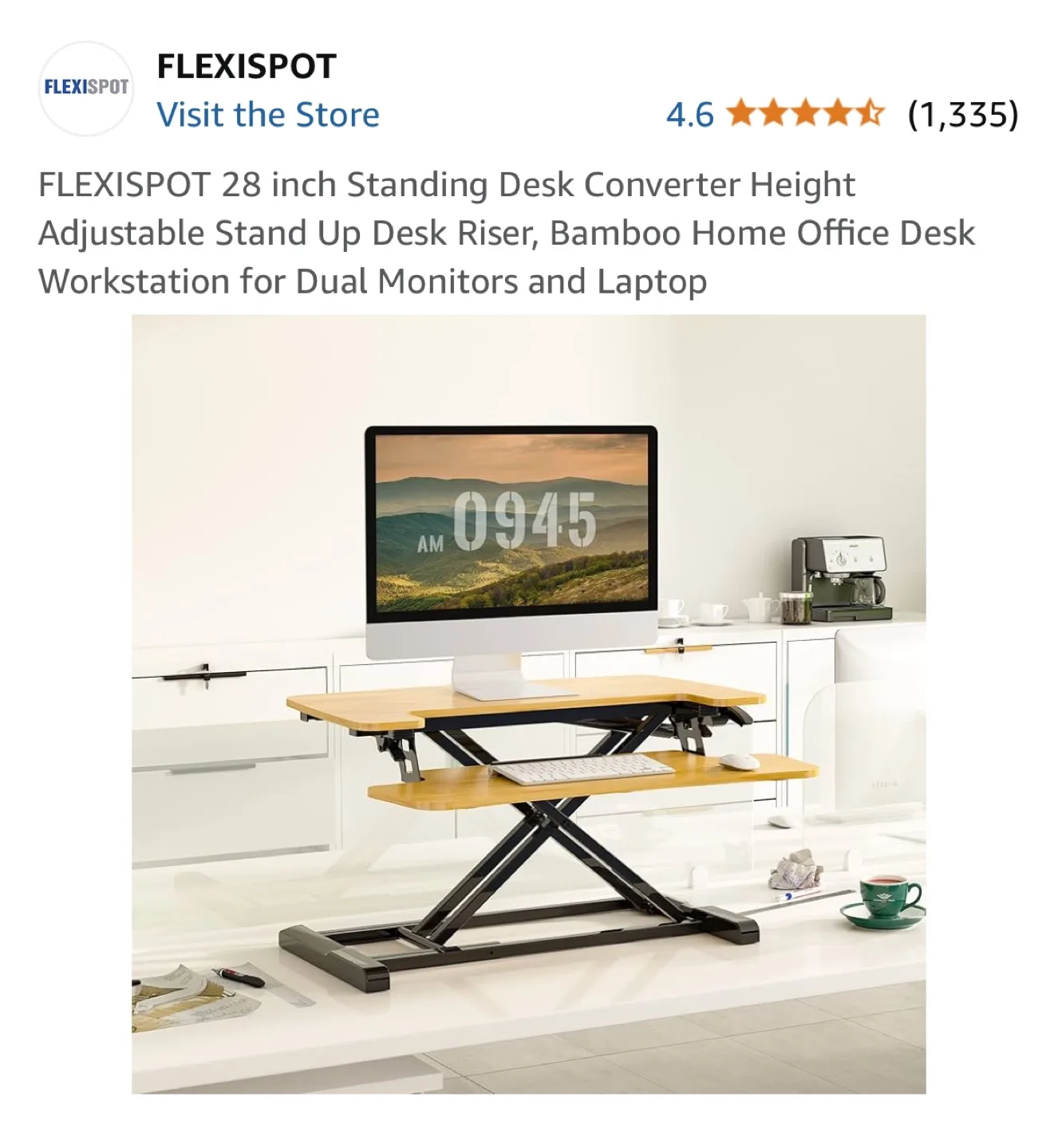 FLEXISPOT 28 inch Standing Desk Converter image indicator(3)