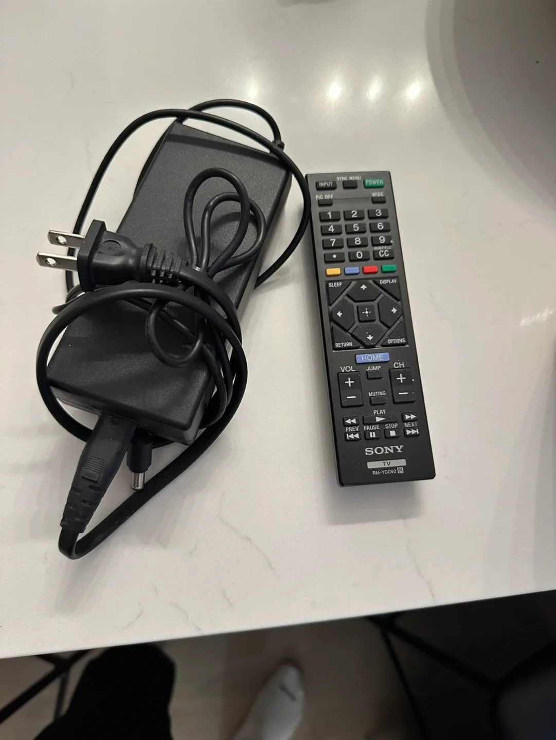 Sony TV with Stand and Remote image indicator(6)