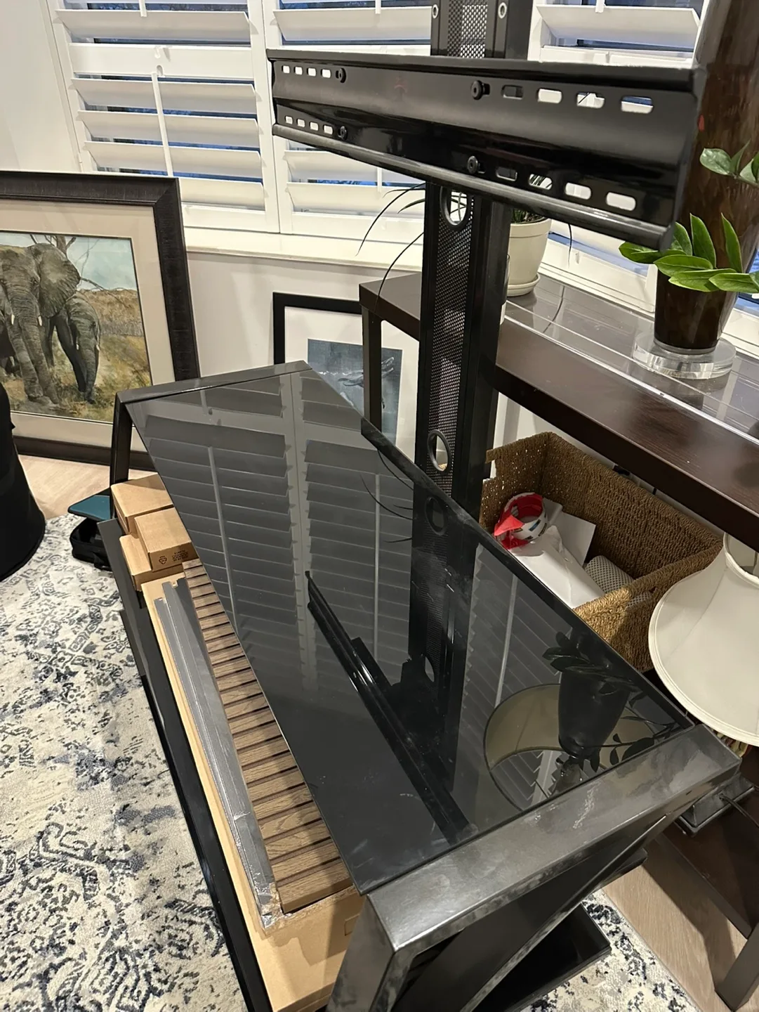 Sony TV with Stand and Remote image indicator(3)