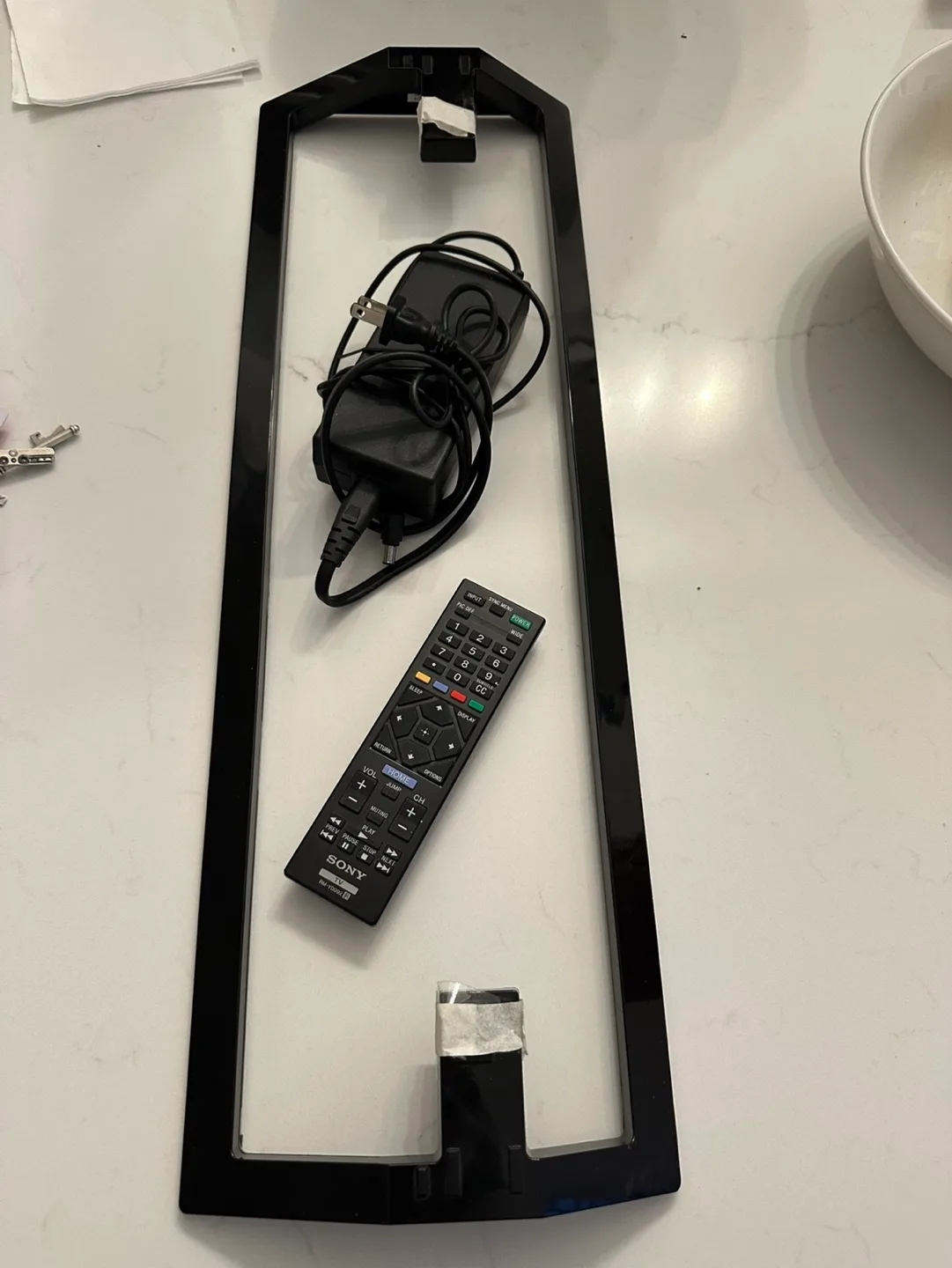 Sony TV with Stand and Remote image indicator(5)