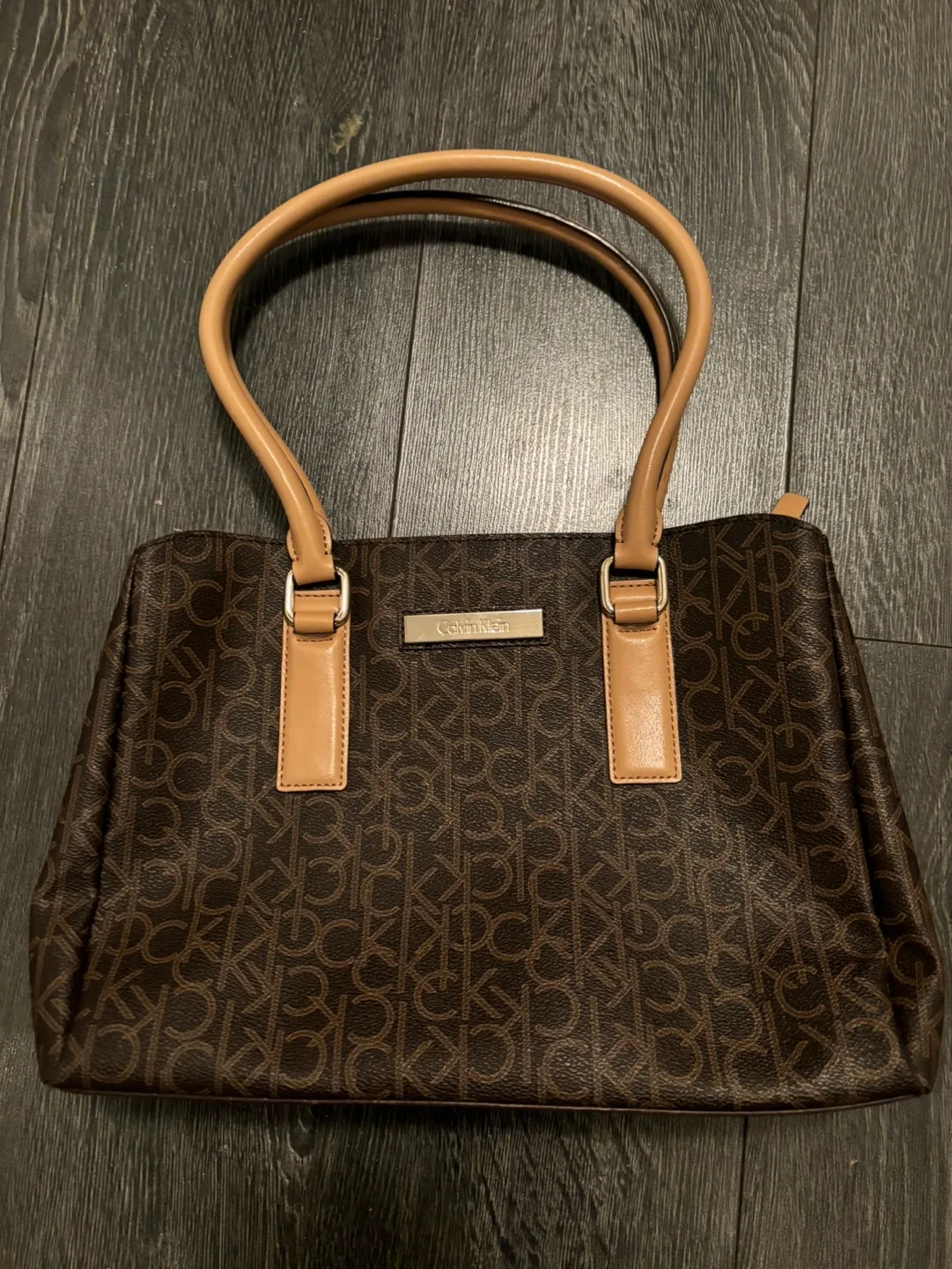 Calvin Klein Monogram Tote Bag thumbnail