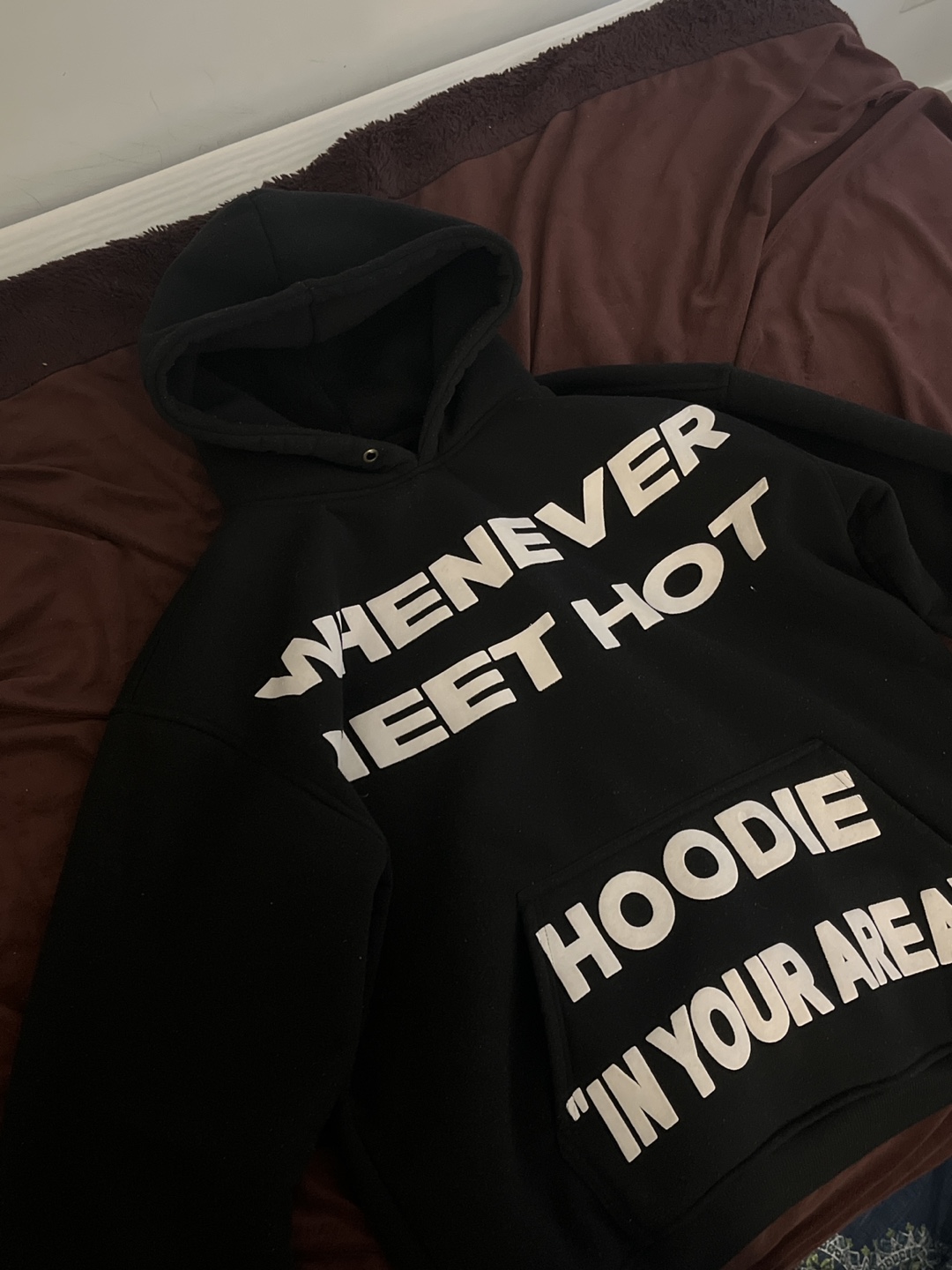 Black Hoodie - Whenever